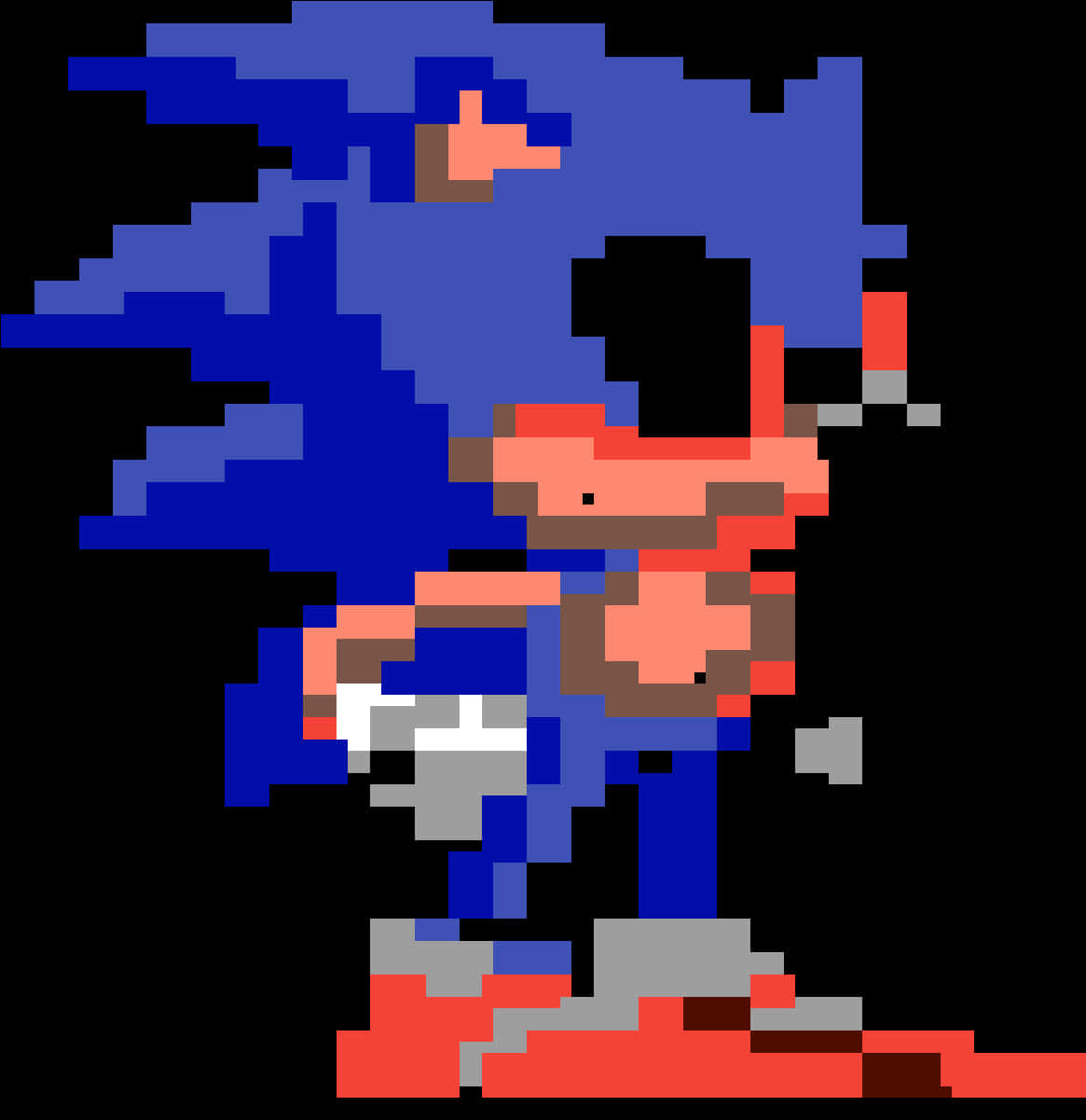 Πίξελ χαρακτήρας Sonic Ταπετσαρία
