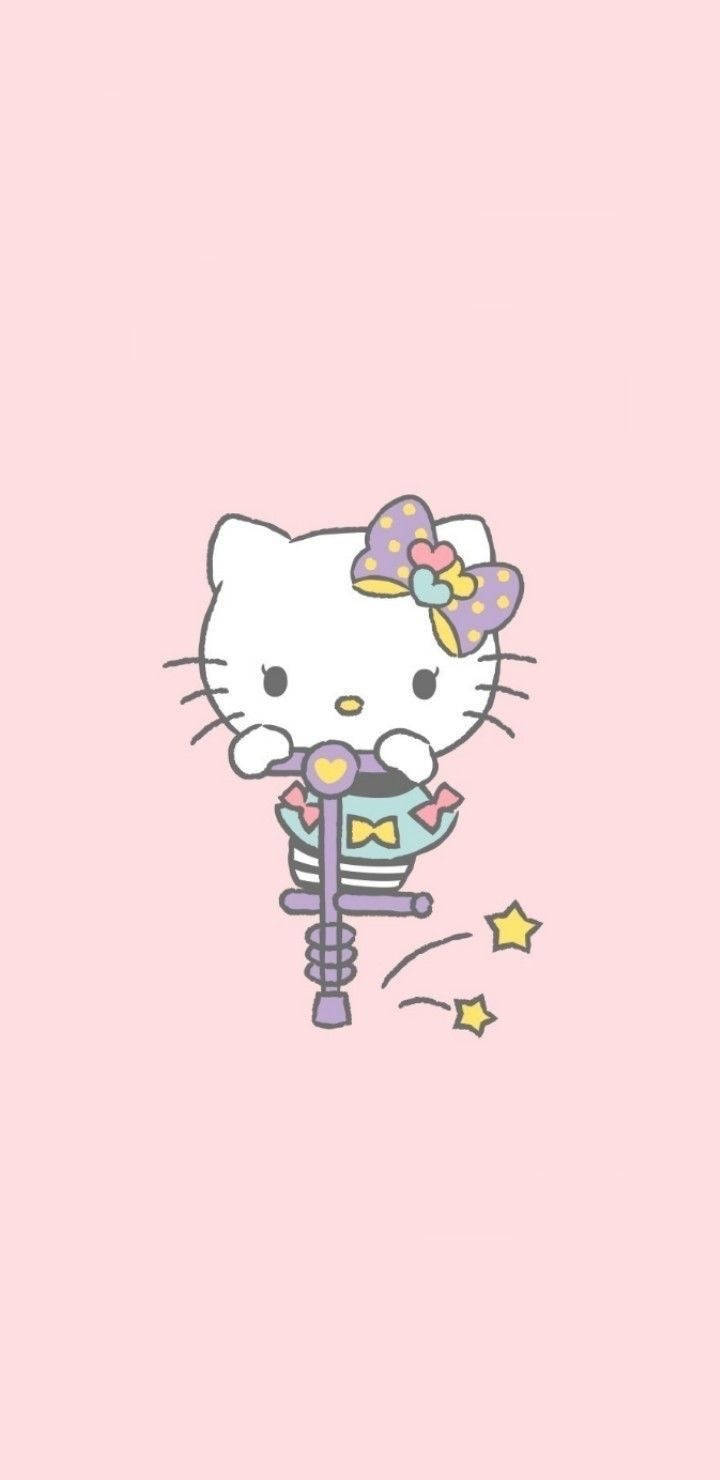 Παίζοντας Hello Kitty Αισθητική Ταπετσαρία