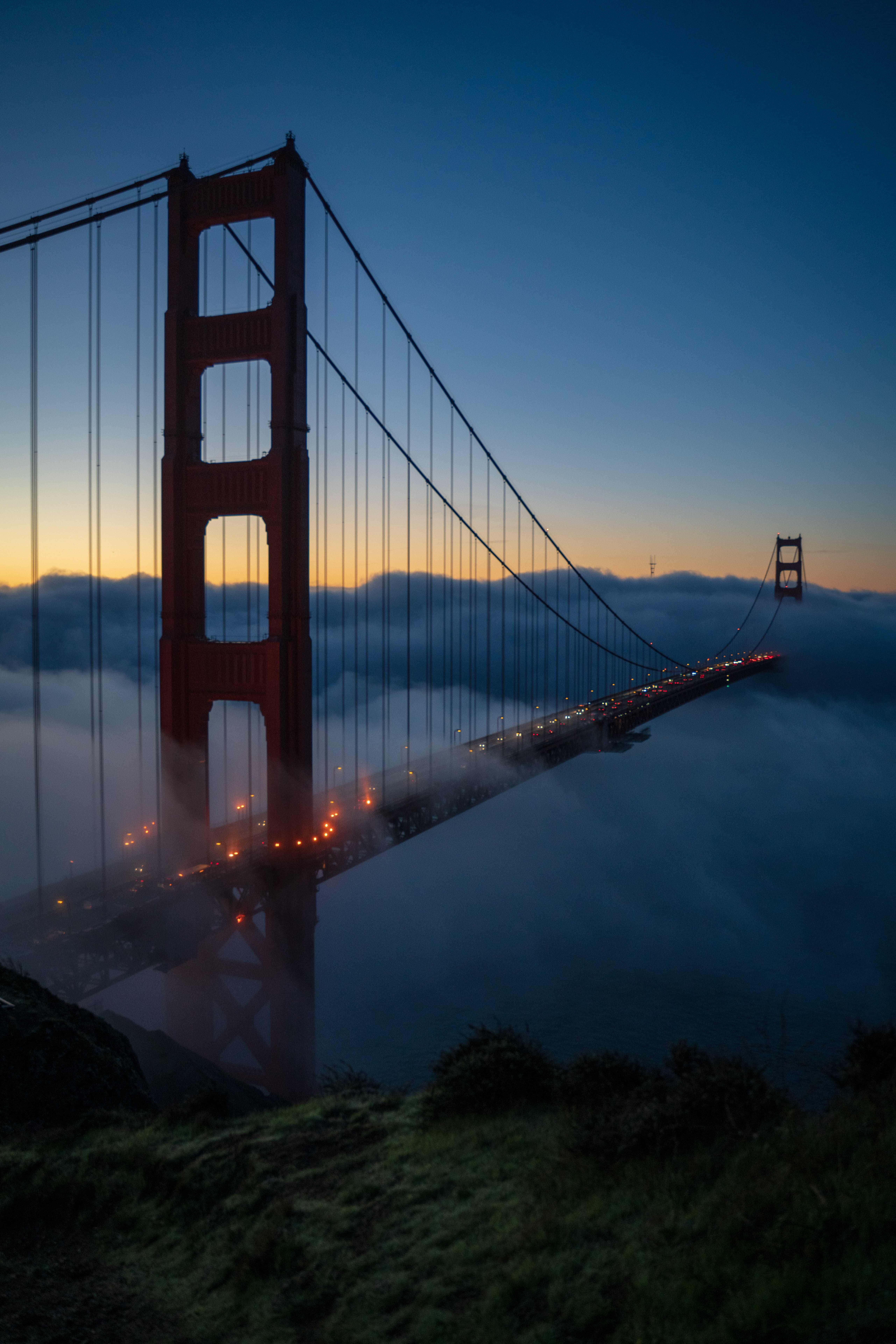 Πανέμορφη Γέφυρα Golden Gate Φόντο iPhone Ταπετσαρία