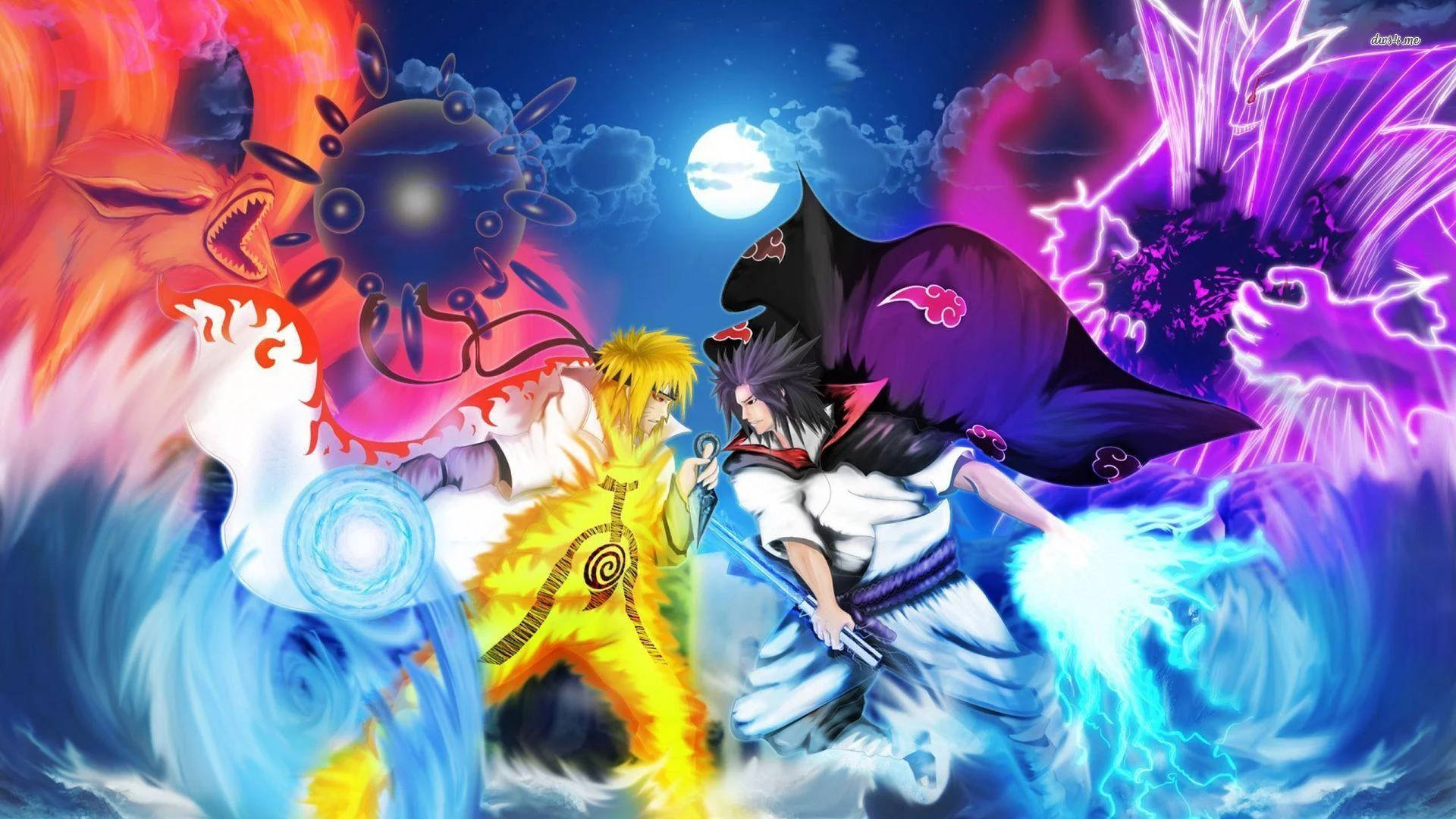 Πανίσχυροι Naruto και Sasuke Ταπετσαρία