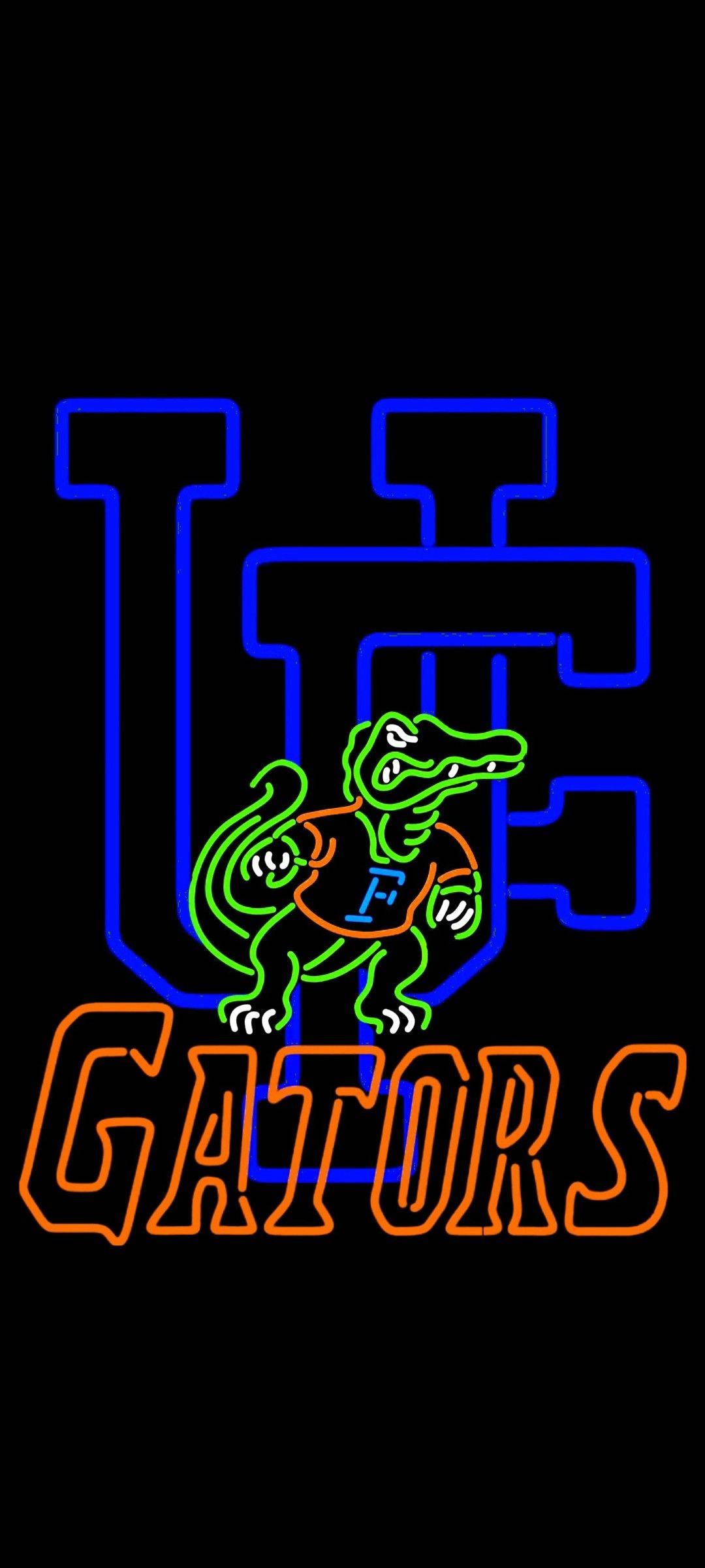 Πανεπιστήμιο Φλόριντα Gators Φώτα Νέον Ταπετσαρία