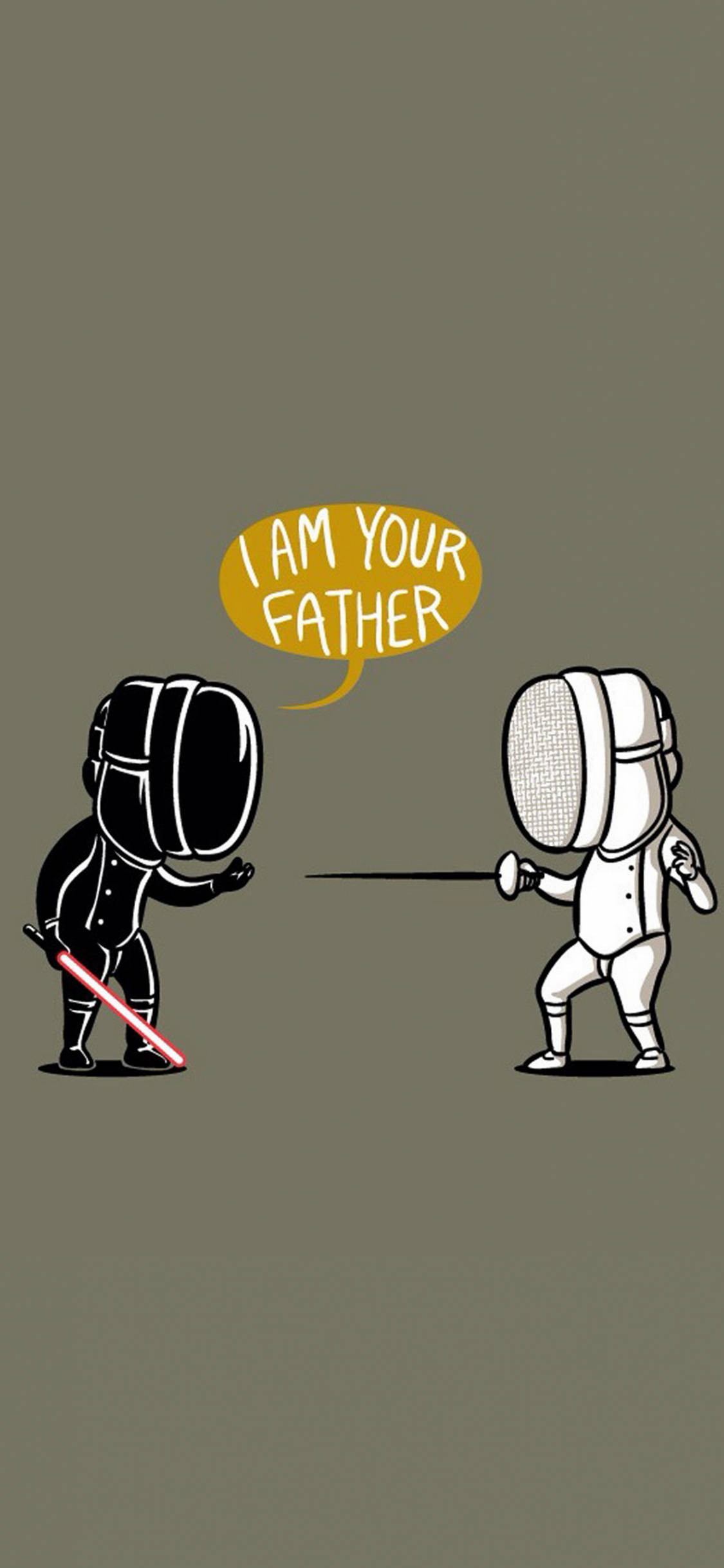 Παρωδία Ξιφασκίας Star Wars Ταπετσαρία