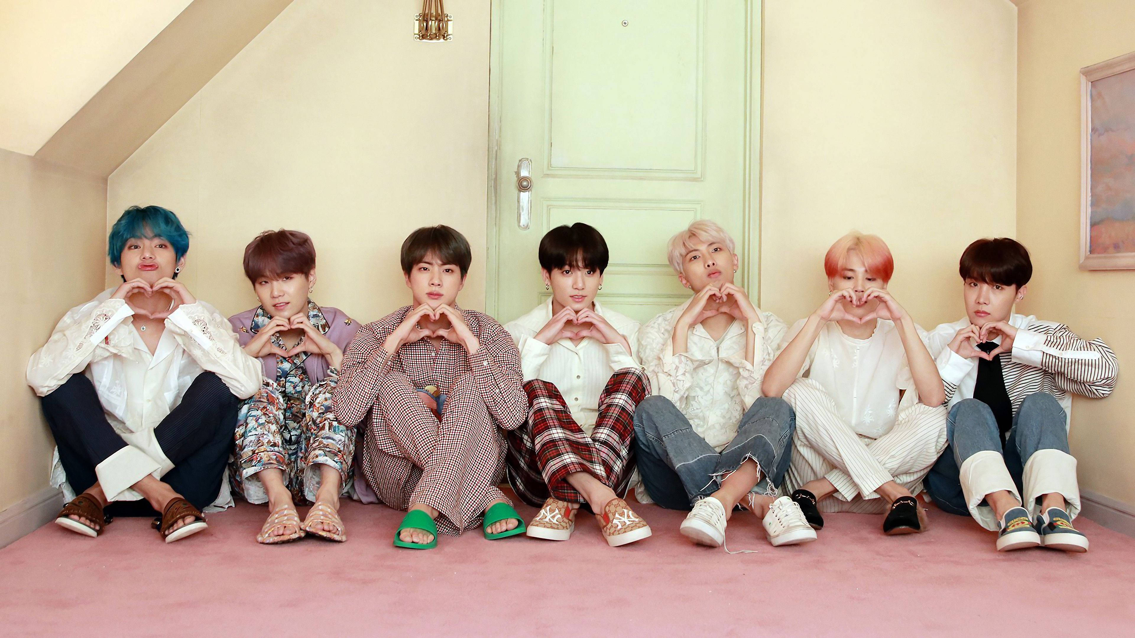 Παστέλ Bangtantv BTS Ταπετσαρία