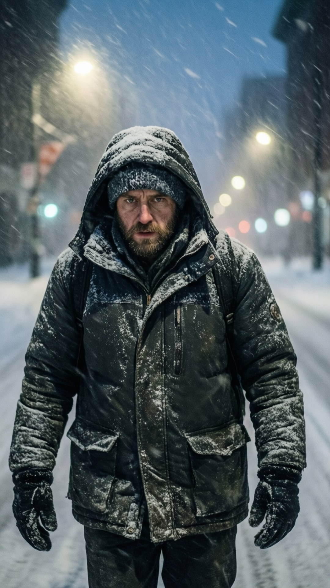 Περπάτημα σε Χιονοθύελλα Ταπετσαρία