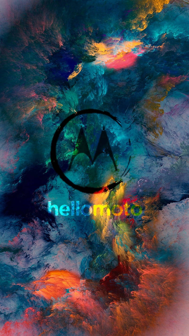 Πολύχρωμη Τέχνη Νεφών Motorola Ταπετσαρία