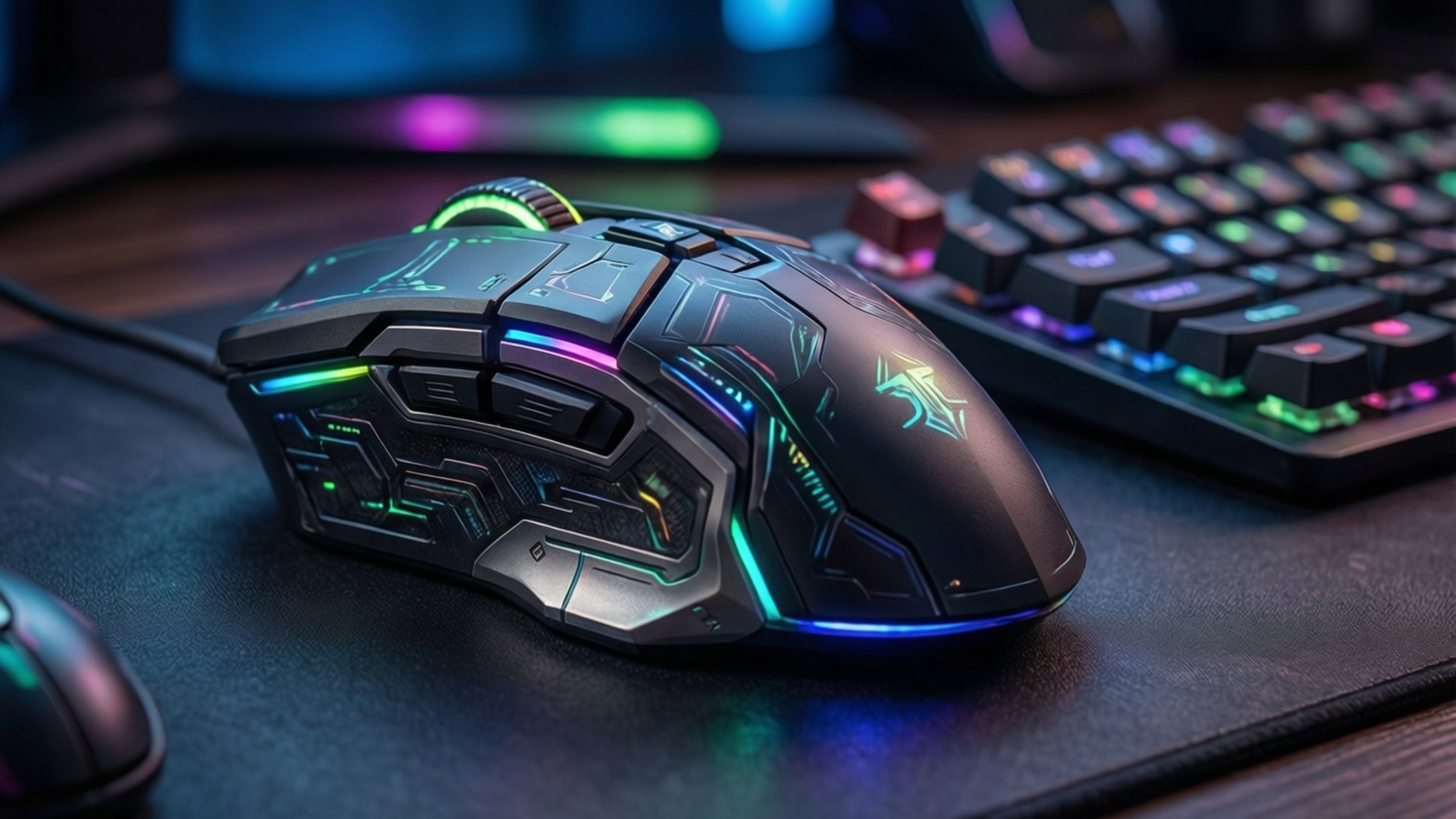 Ποντίκι και Πληκτρολόγιο RGB Ταπετσαρία
