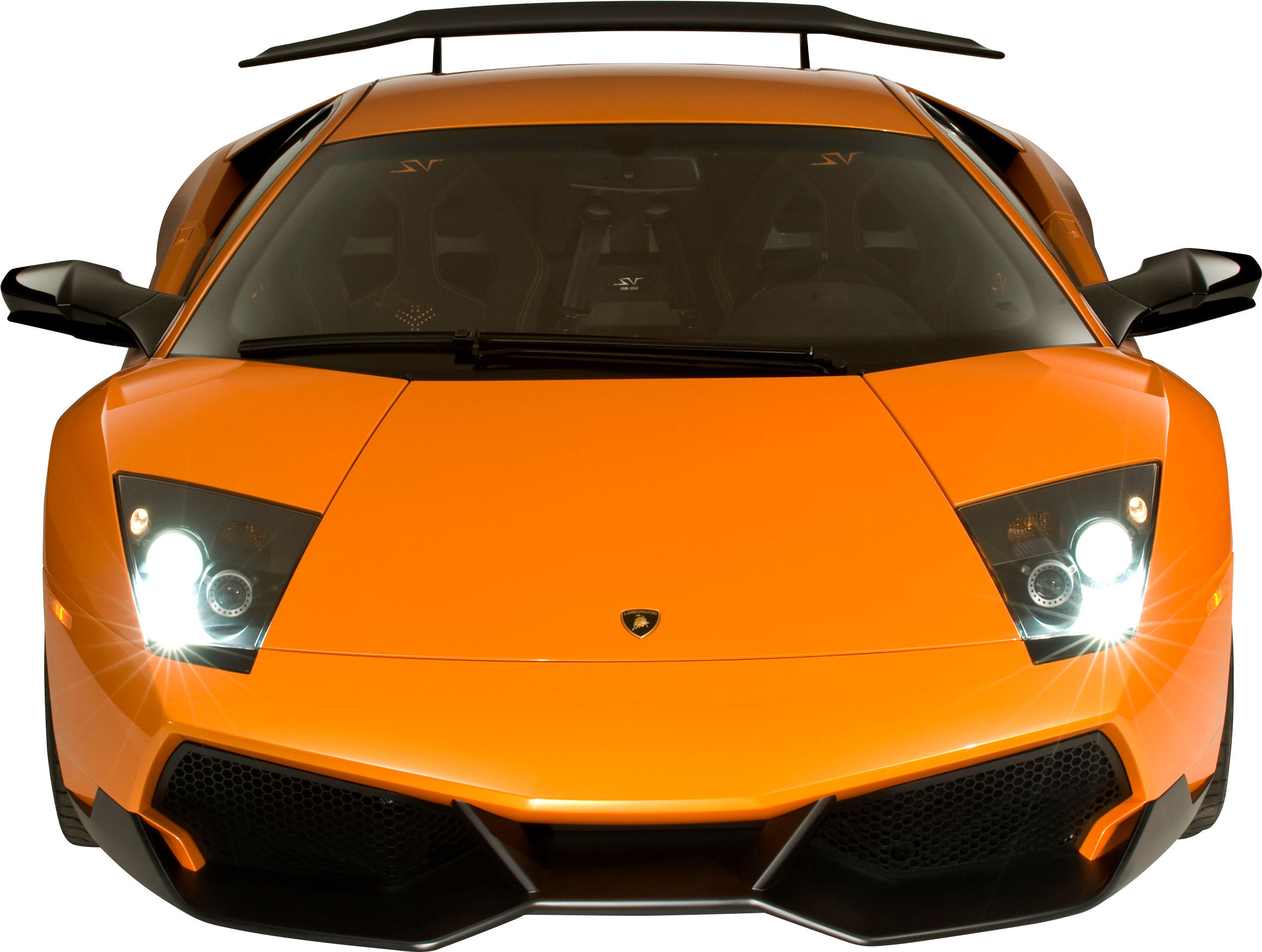 Πορτοκαλί Lamborghini Murcielago S V Μπροστινή Όψη Ταπετσαρία