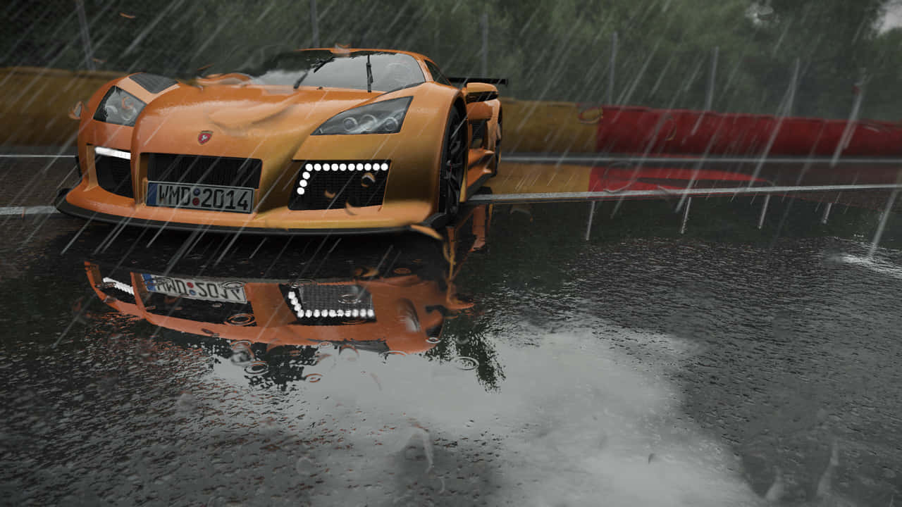 Πορτοκαλί Αυτοκίνητο 720p Project Cars Φόντο Ταπετσαρία