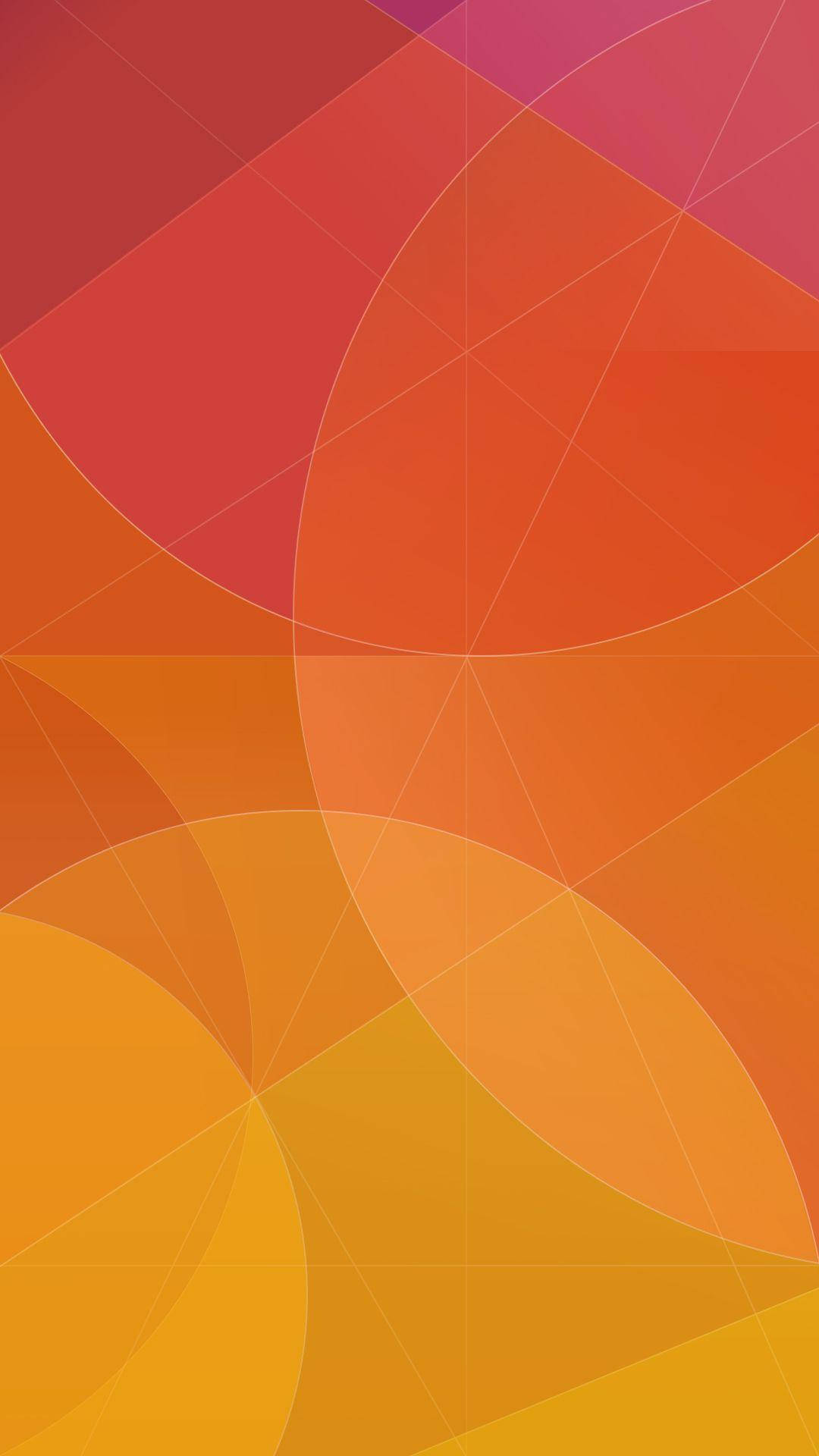 Πορτοκαλί Κύκλοι Xiaomi Ταπετσαρία
