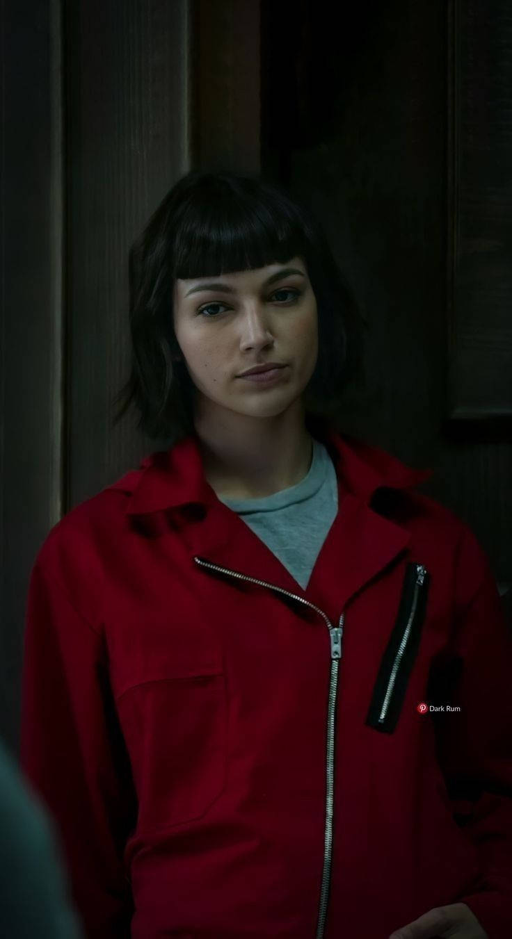 Πορτρέτο της Τόκιο με Φράντζα από το Money Heist Ταπετσαρία