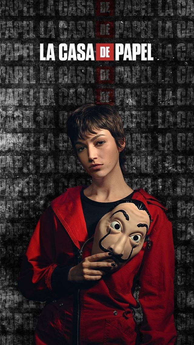 Πορτρέτο Τόκιο από το Money Heist Ταπετσαρία