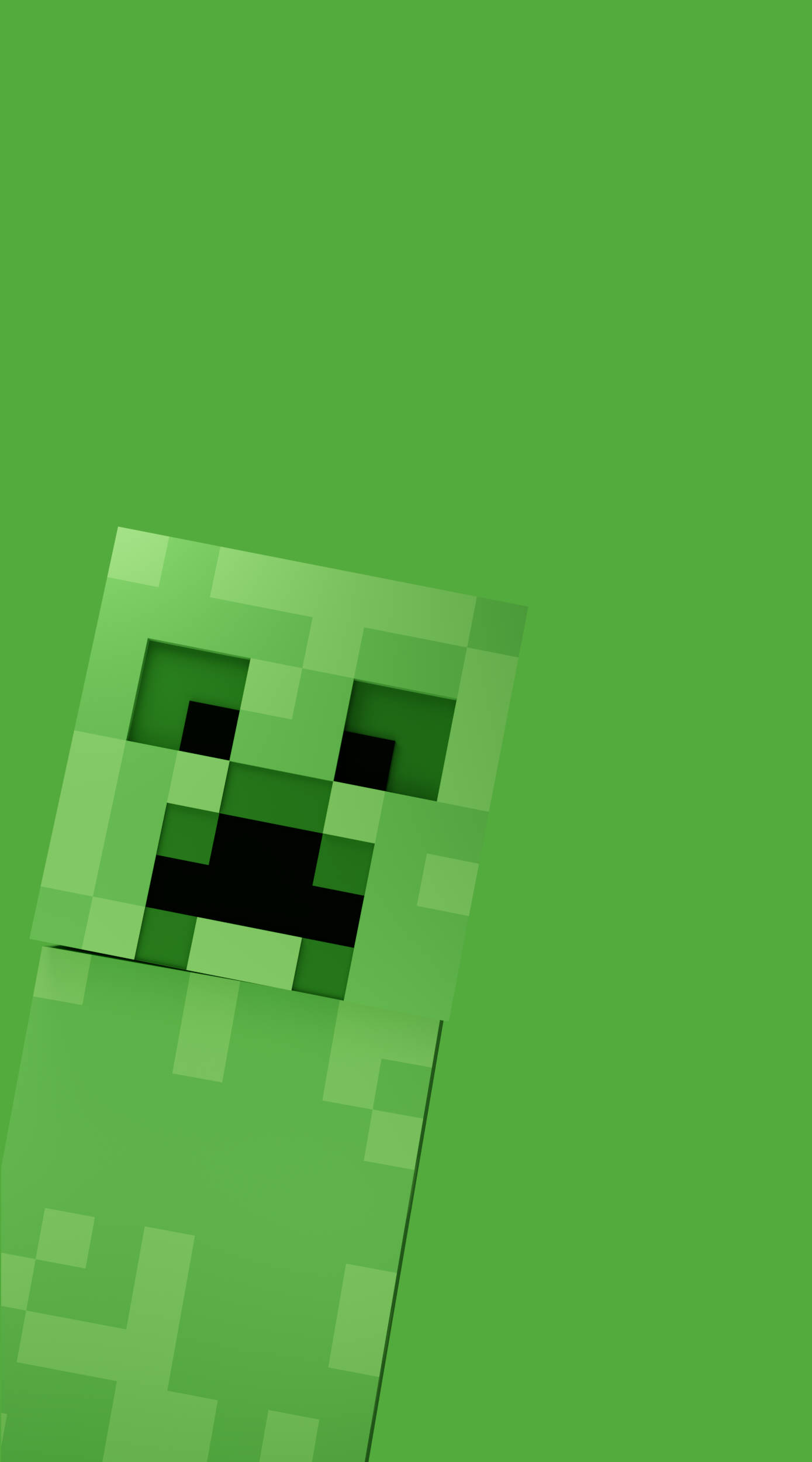 Πράσινο Creeper Minecraft για Κινητό Ταπετσαρία