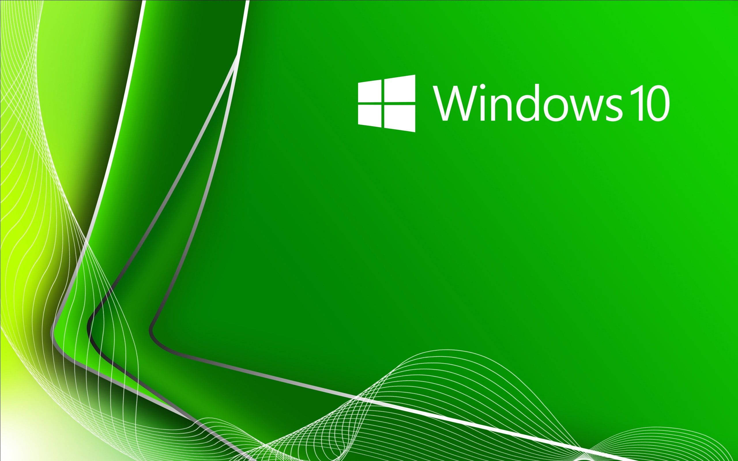 Πράσινο Πρωτότυπο των Windows 10 Ταπετσαρία