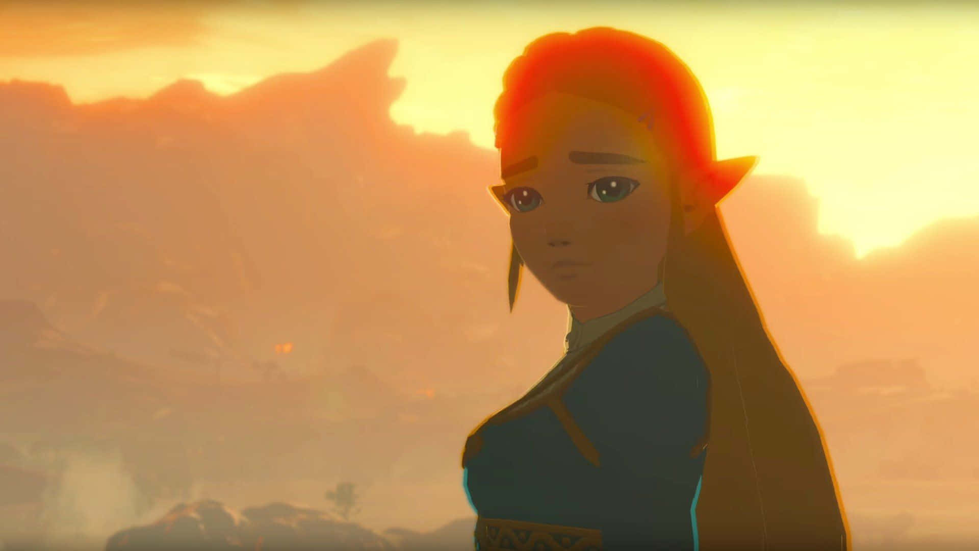 Πριγκίπισσα Zelda Botw Θλιμμένο Βλέμμα Ταπετσαρία
