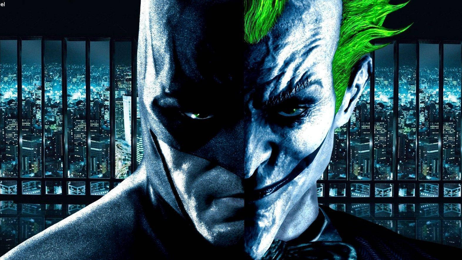 Ταπετσαρία προσώπου Batman και Joker — Batman Ταπετσαρία