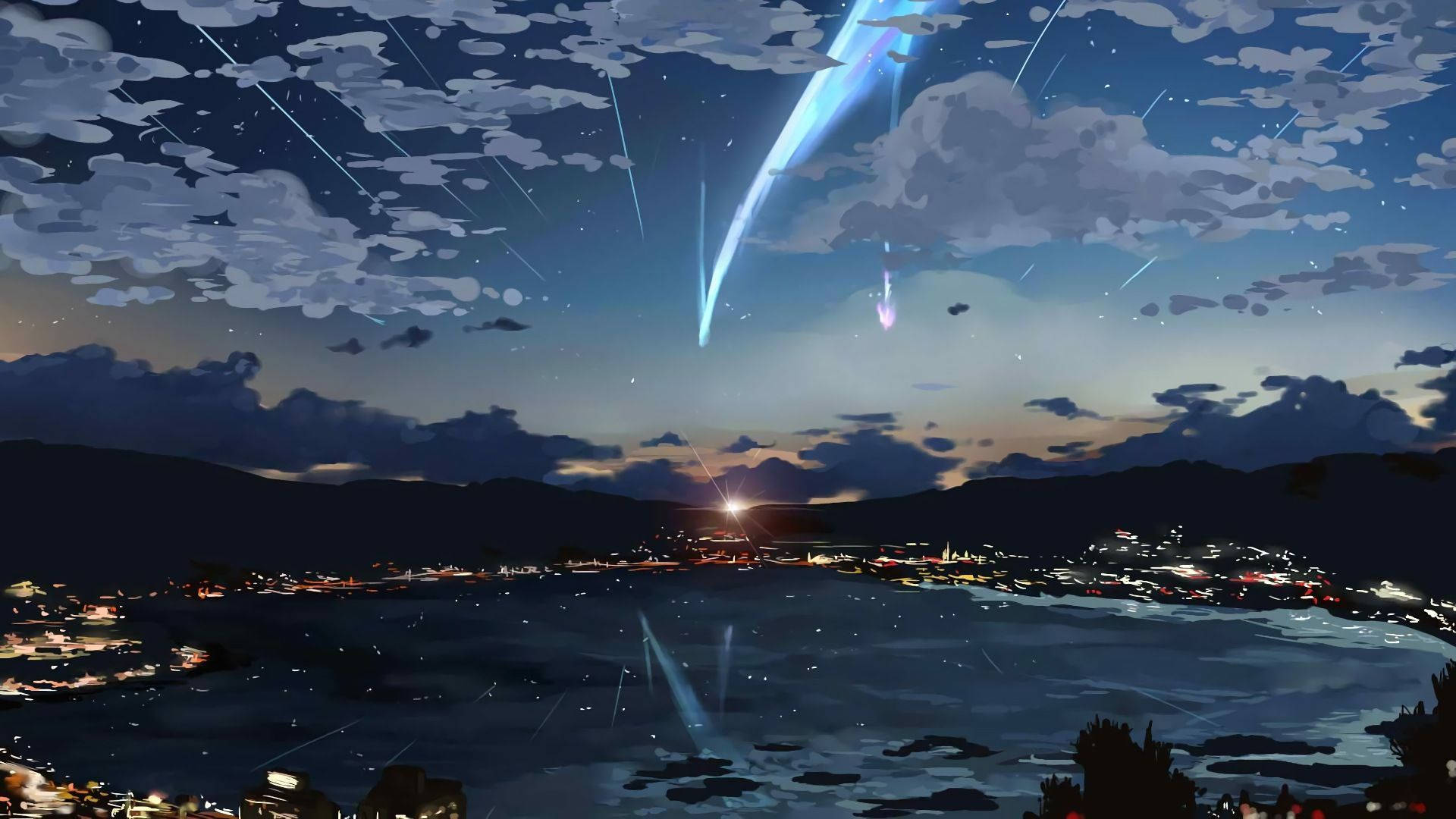 Πόλη από τη Σειρά Anime Your Name Ταπετσαρία