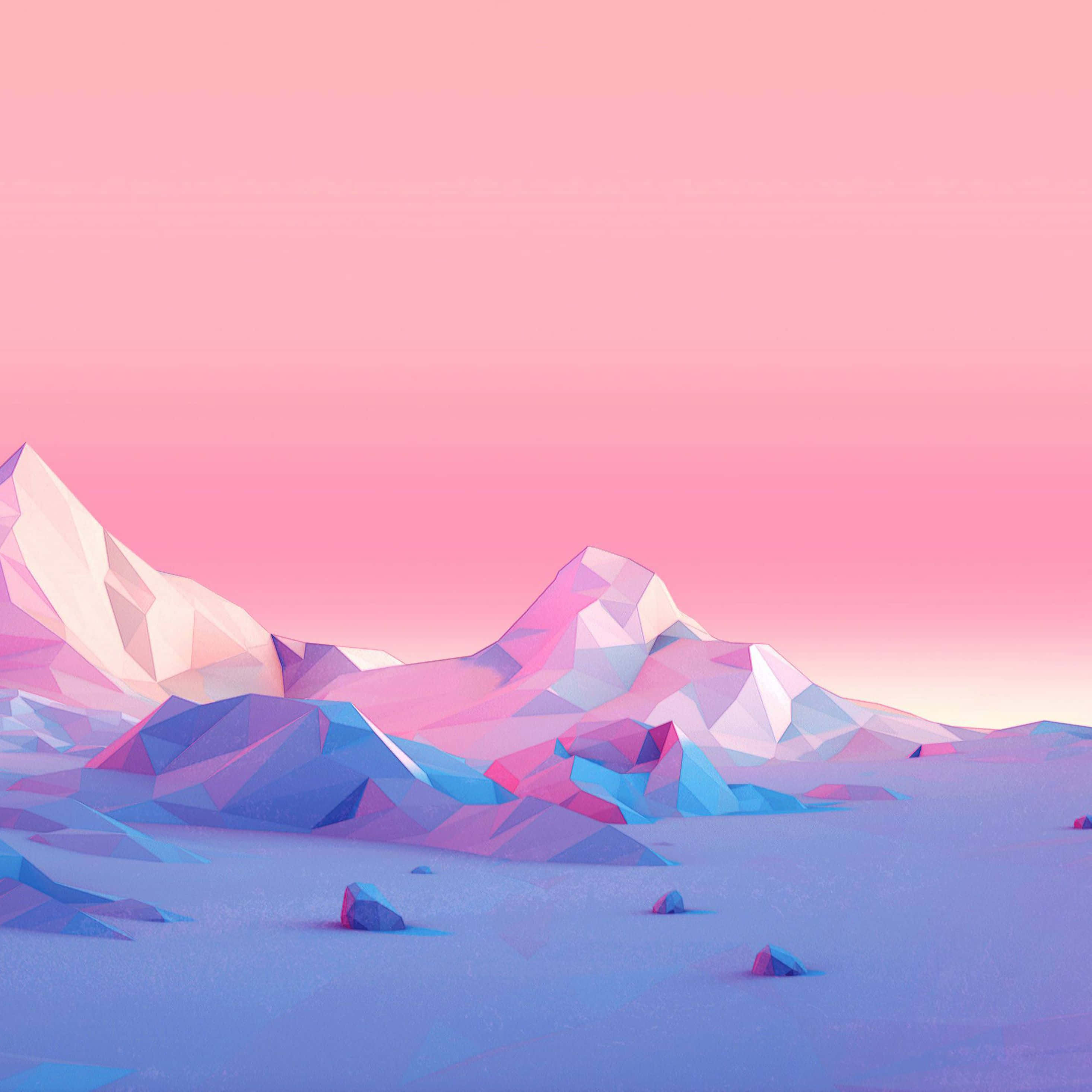 Ροζ iPad Aesthetic Background iOS Ταπετσαρία