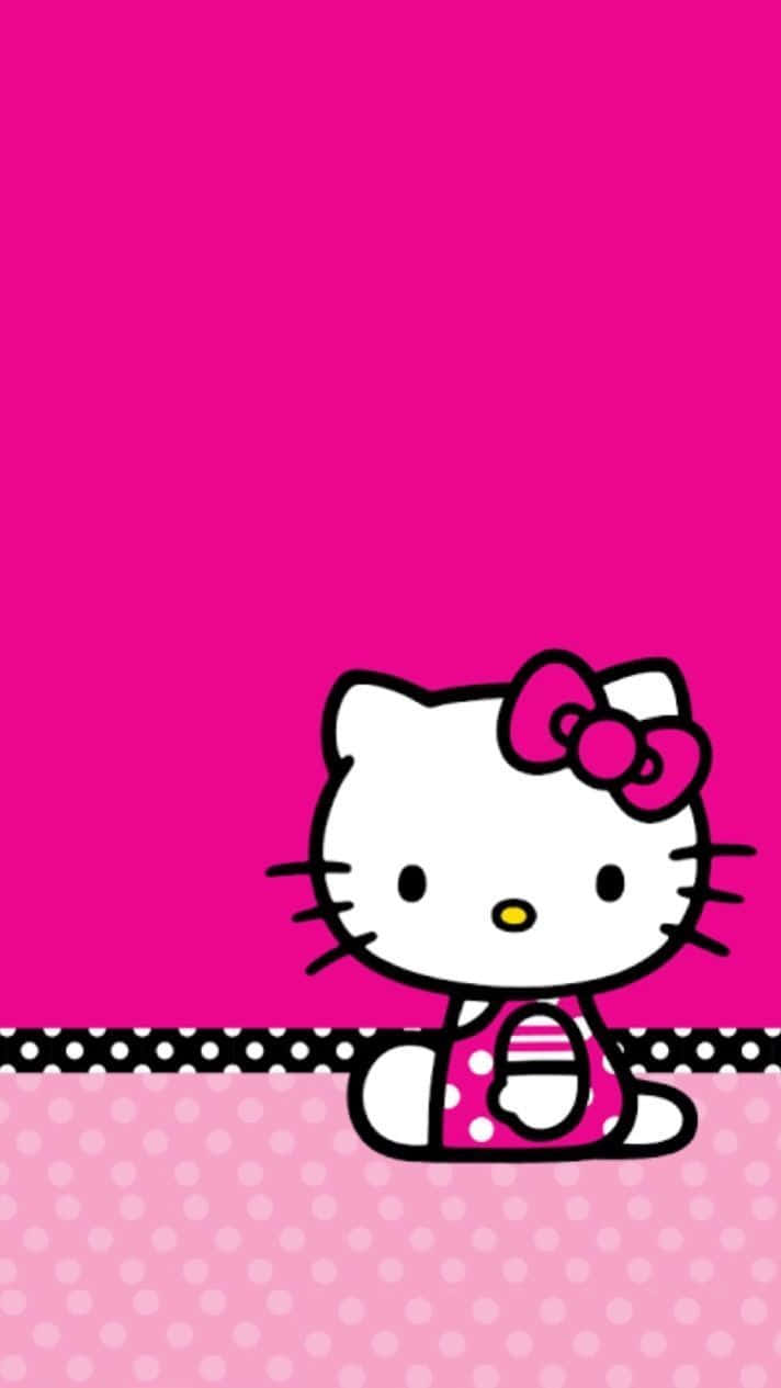 Ροζ τηλέφωνο Sanrio Ταπετσαρία