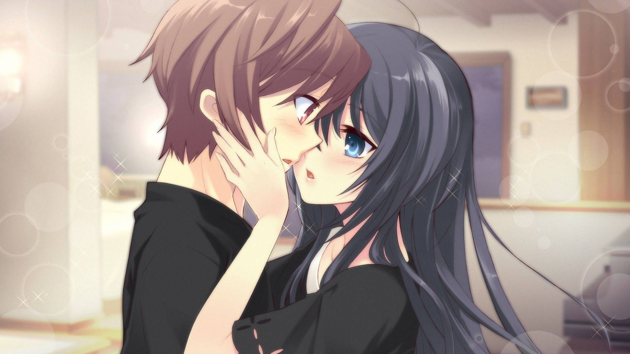 Ρομαντικό Λεσβιακό Anime Ταπετσαρία