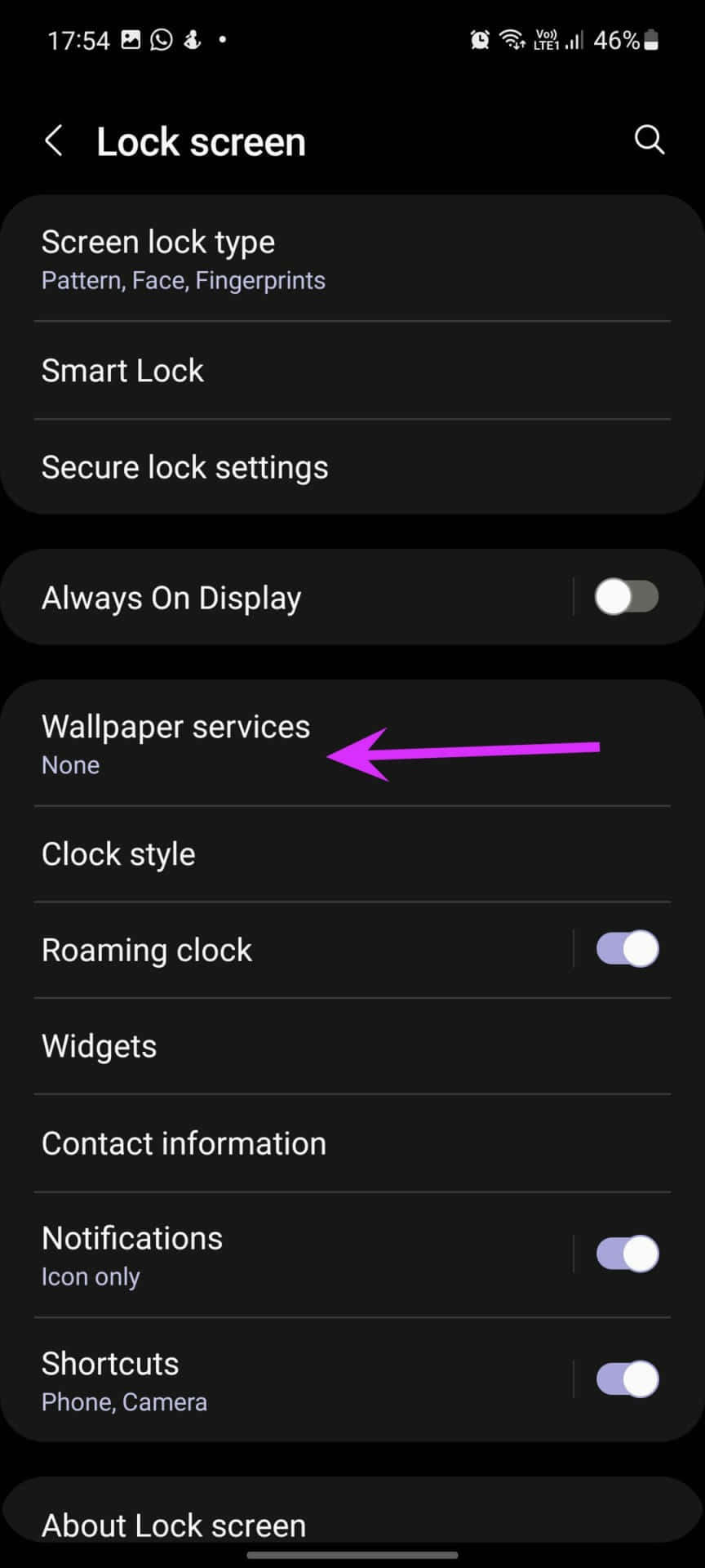 ρυθμίσεις οθόνης κλειδώματος σε samsung galaxy s10e Ταπετσαρία