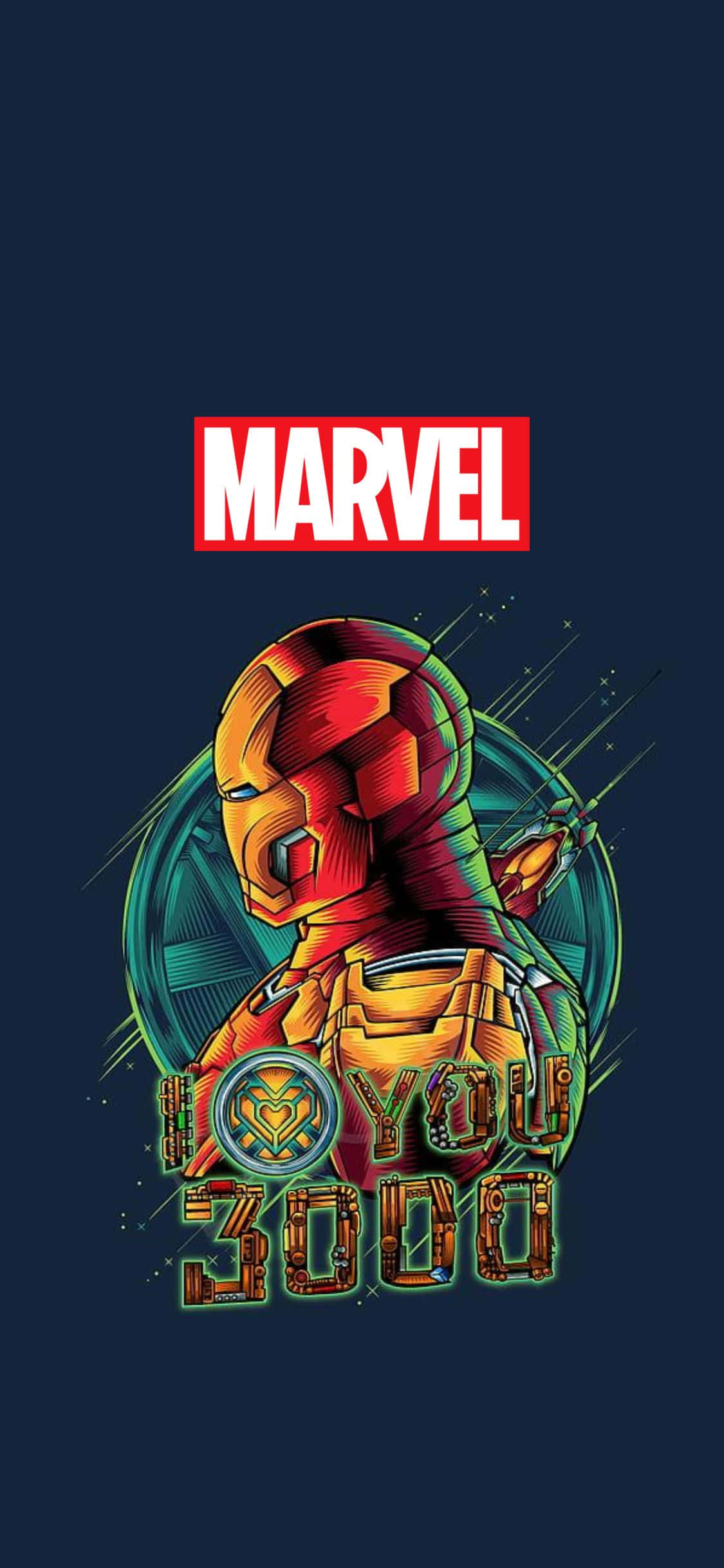 Σ'αγαπώ 3000 Iron Man iPhone XS Marvel Φόντο Ταπετσαρία