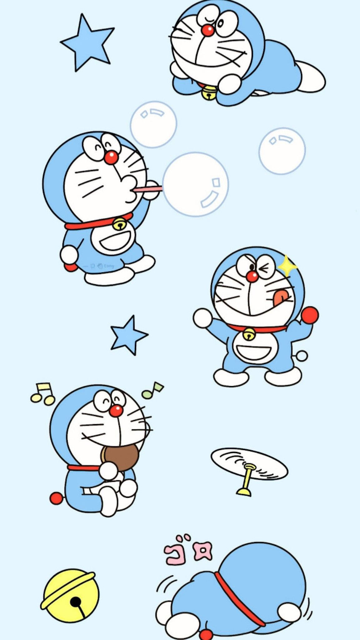 Σαγηνευτική Ψηφιακή Τέχνη Doraemon για iPhone Ταπετσαρία