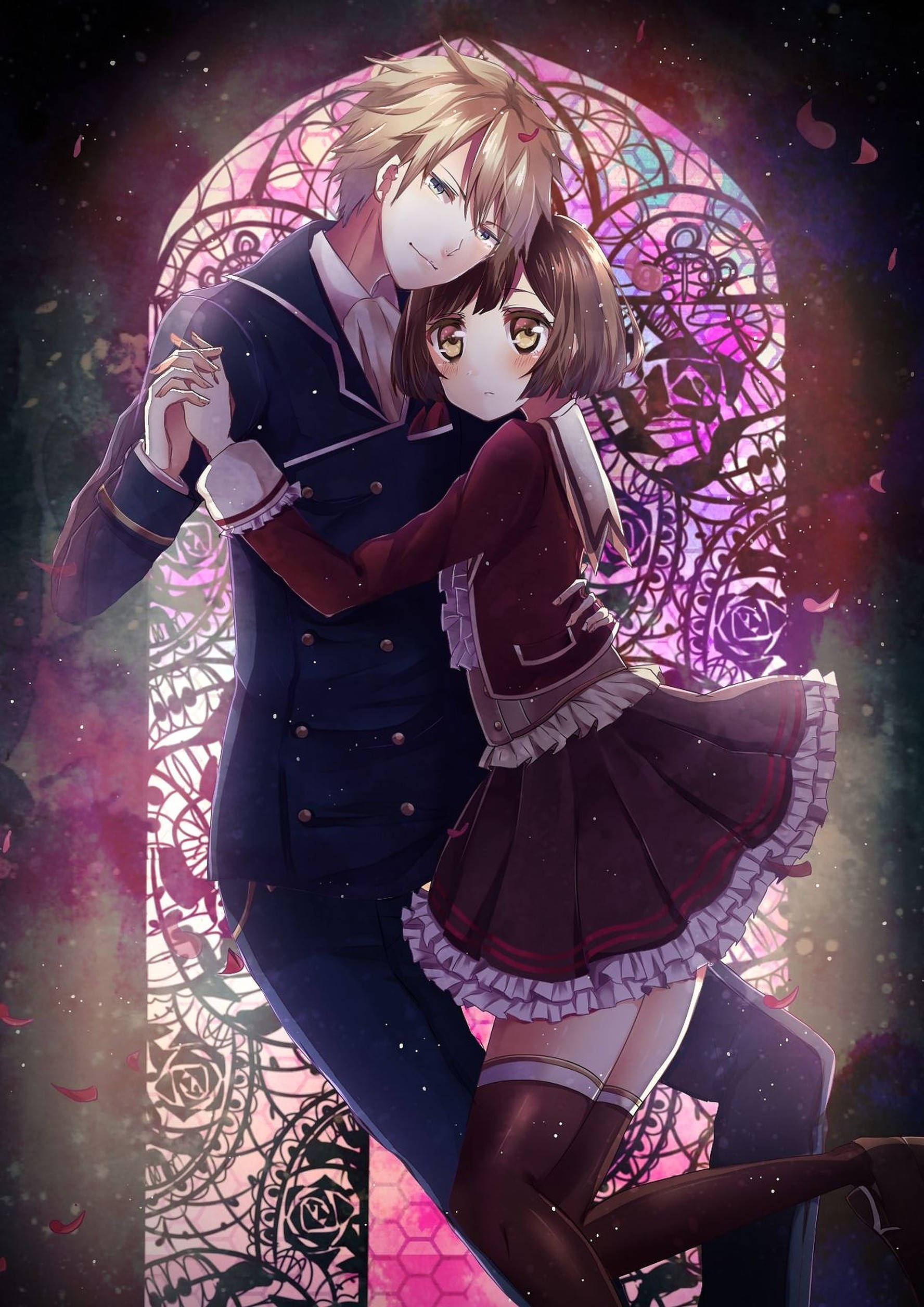 Σαγηνευτικό Ντουέτο Χορού Anime Ταπετσαρία
