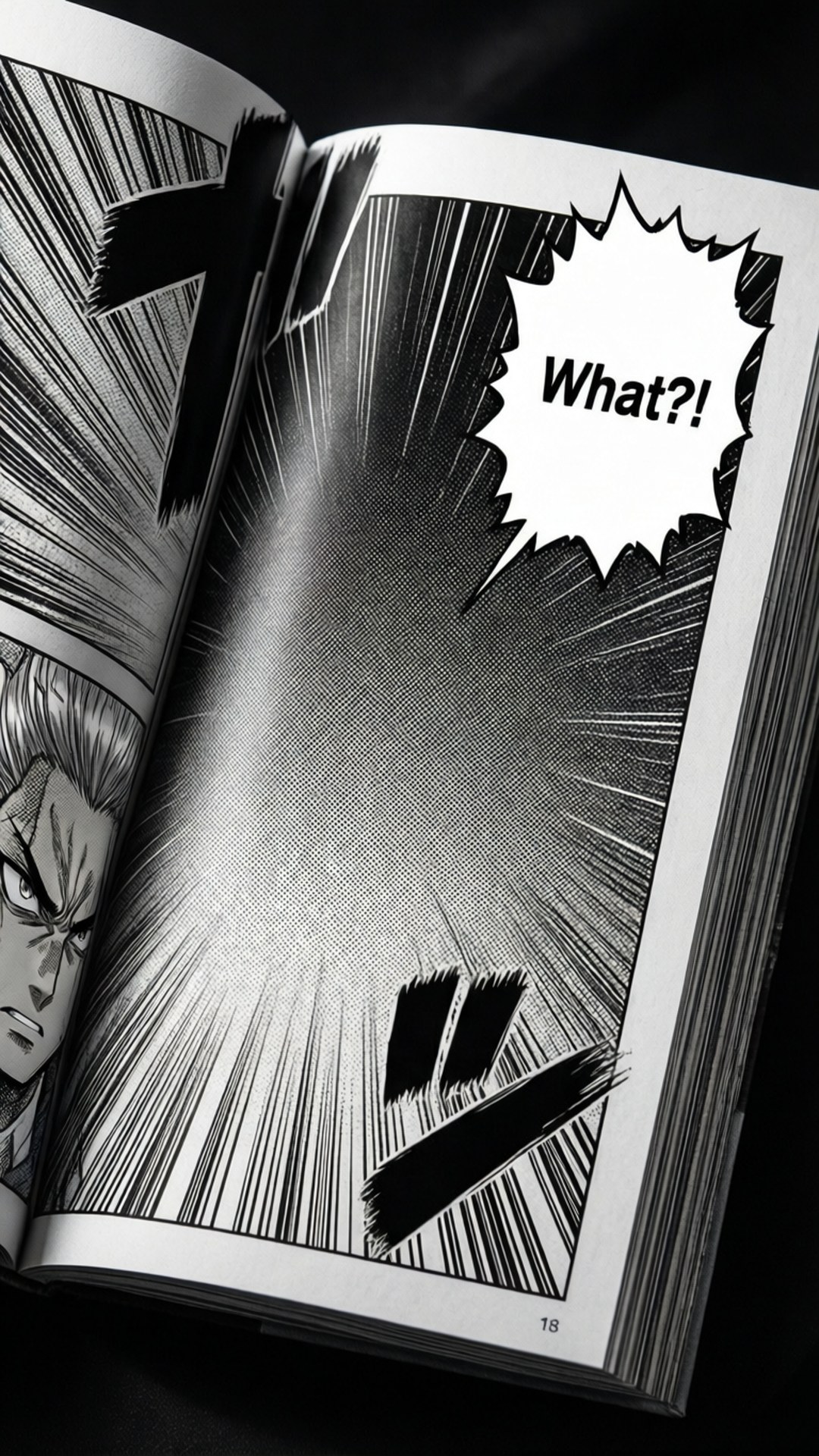 Σελίδα Δράσης Manga Ταπετσαρία