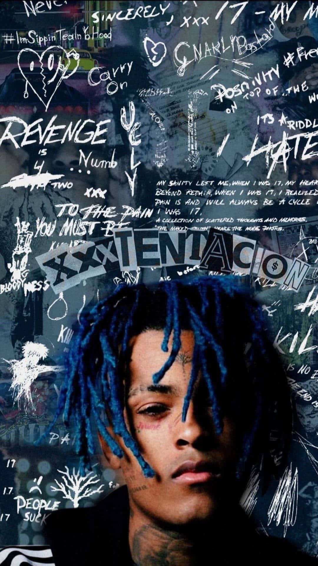 Σκίτσα Xxxtentacion για προφίλ Ταπετσαρία