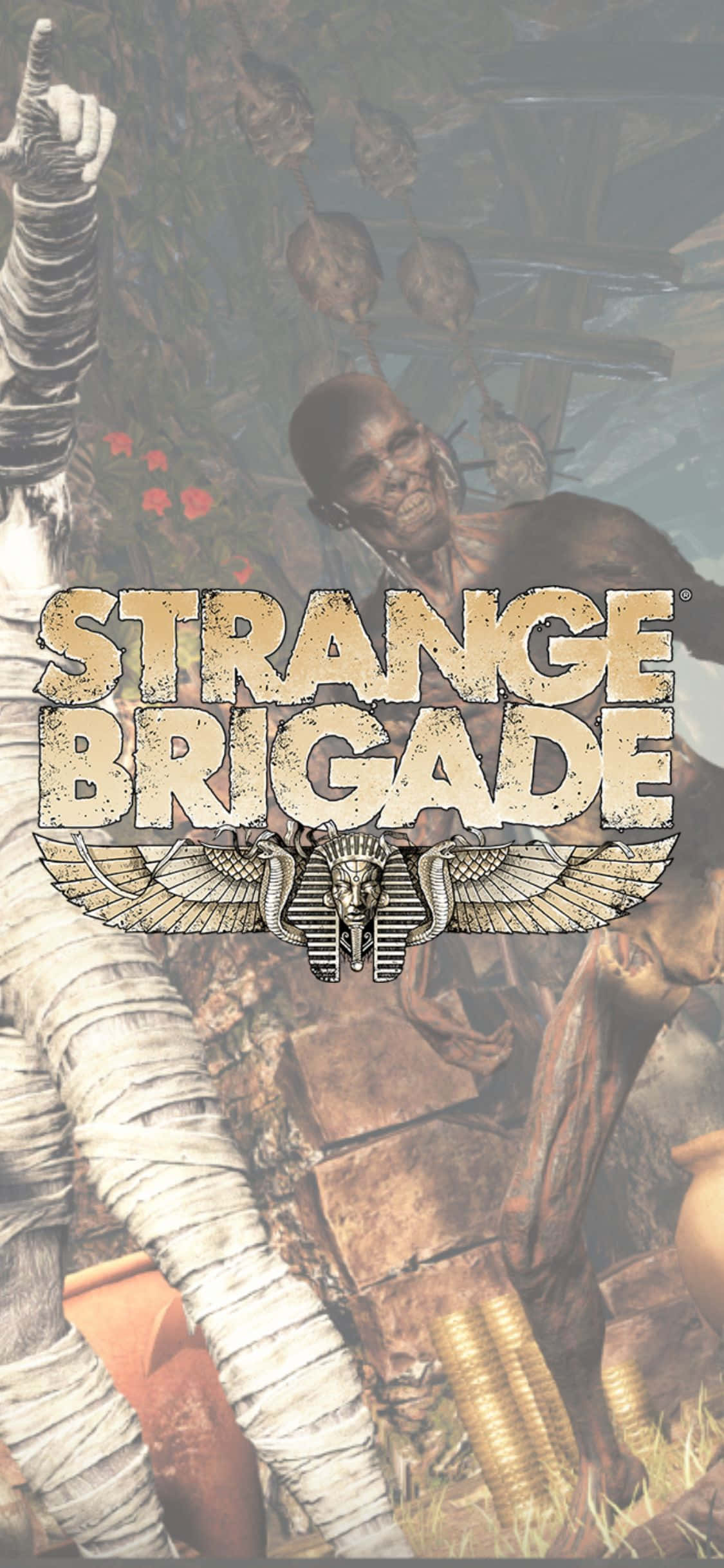 Σκελετός και Τυλιγμένα Ζόμπι iPhone X Strange Brigade Φόντο Ταπετσαρία
