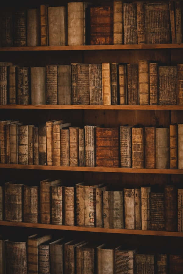 Σκηνικό Dark Academia — Σκοτεινή ακαδημία Ταπετσαρία