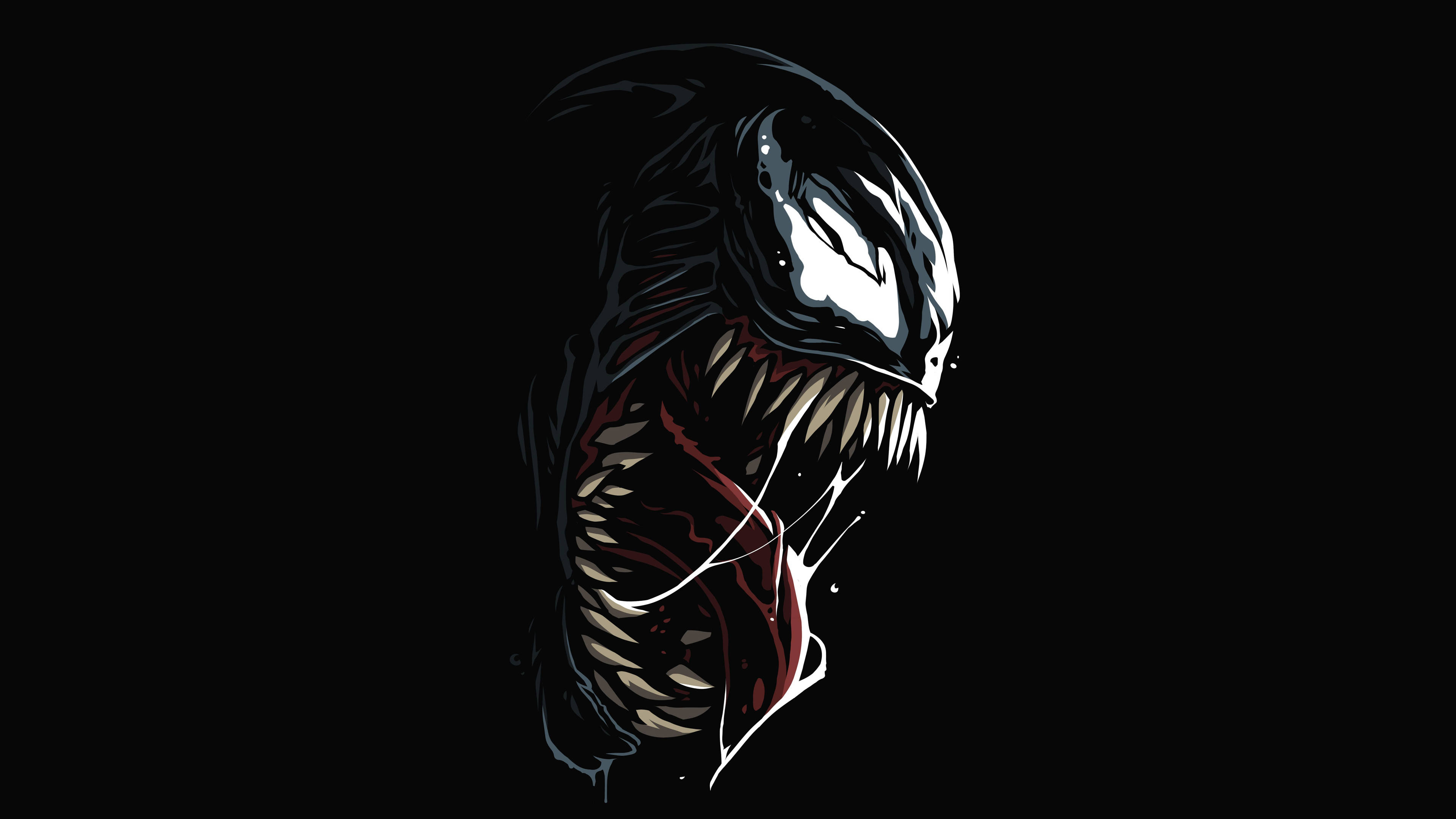 Σκοτεινό 4K Ultra HD Graphic Venom Ταπετσαρία