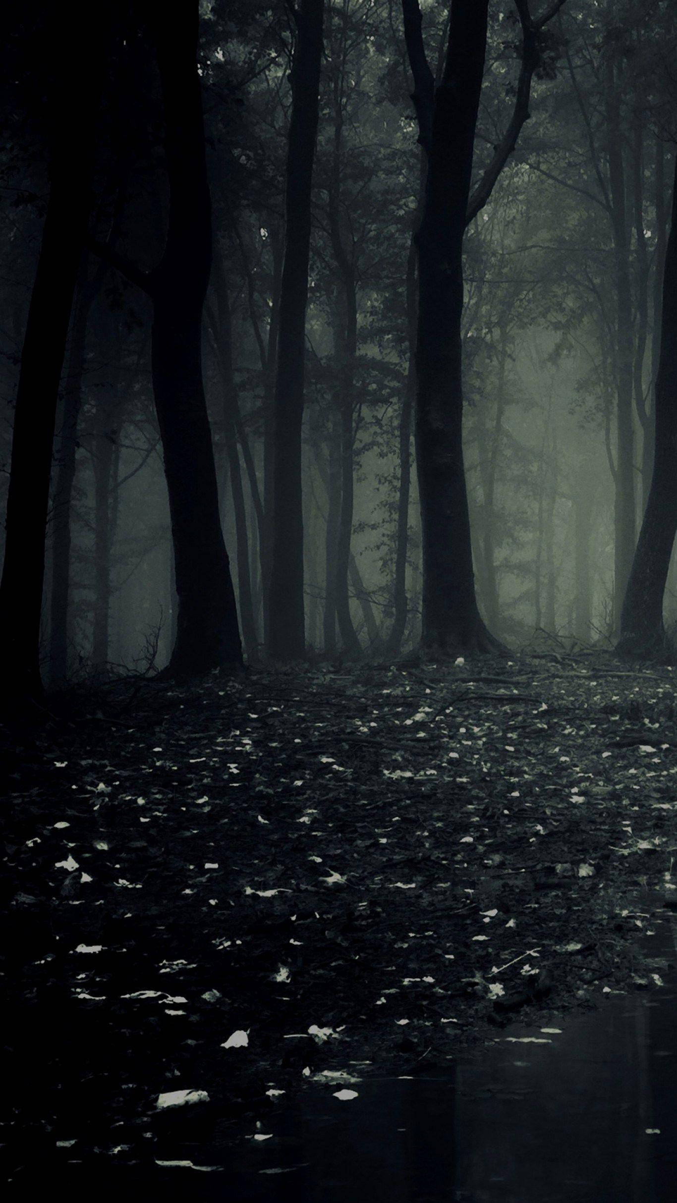 Σκοτεινό Τηλέφωνο Τρομακτικό Δάσος Ταπετσαρία