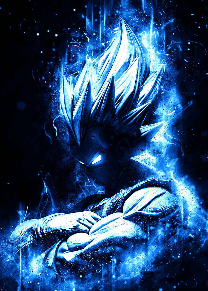 Σκοτεινός Vegeta με Λαμπερά Μάτια Ταπετσαρία