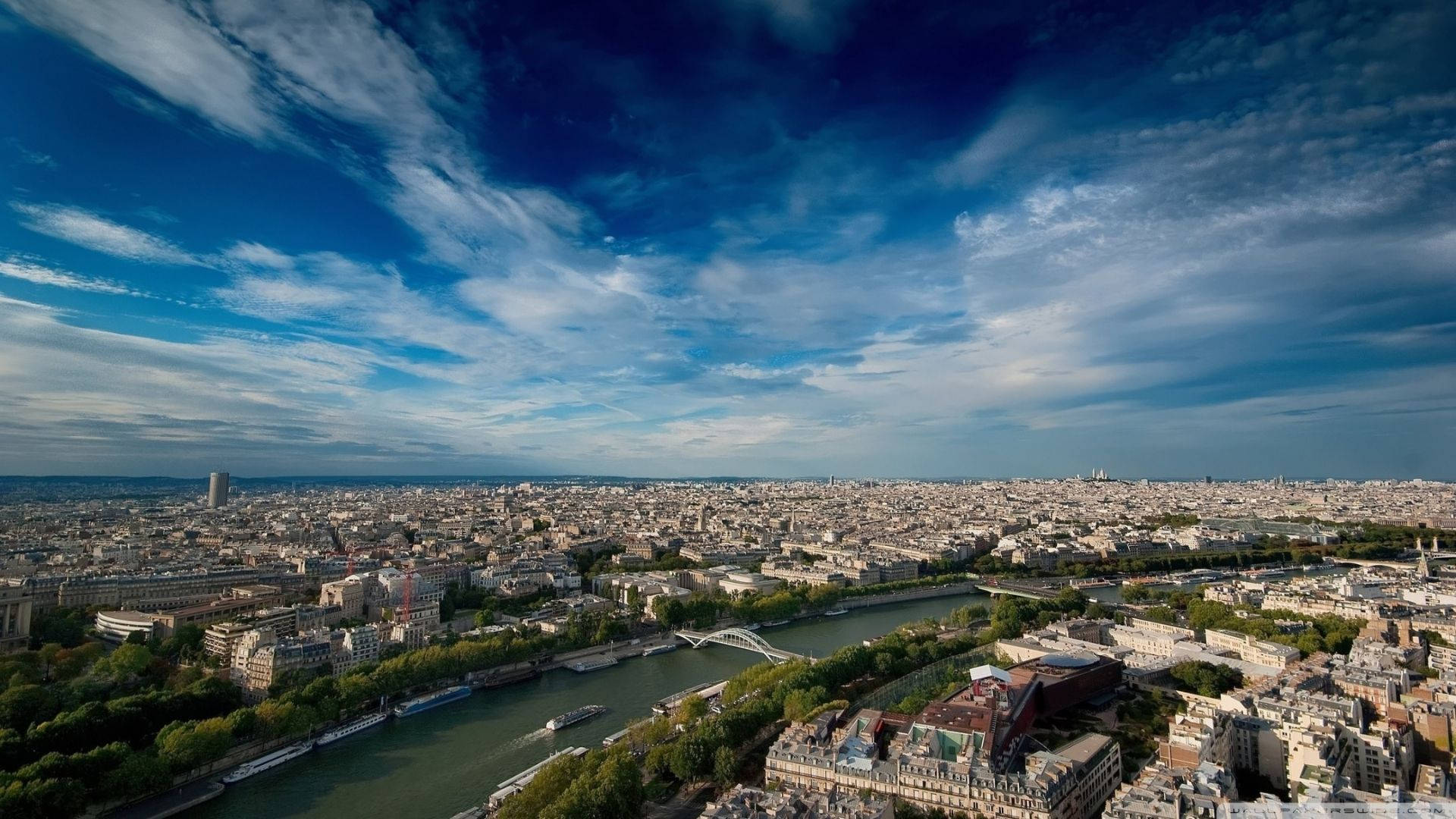 Σκοτεινός Μπλε Ουρανός Ταπετσαρία
