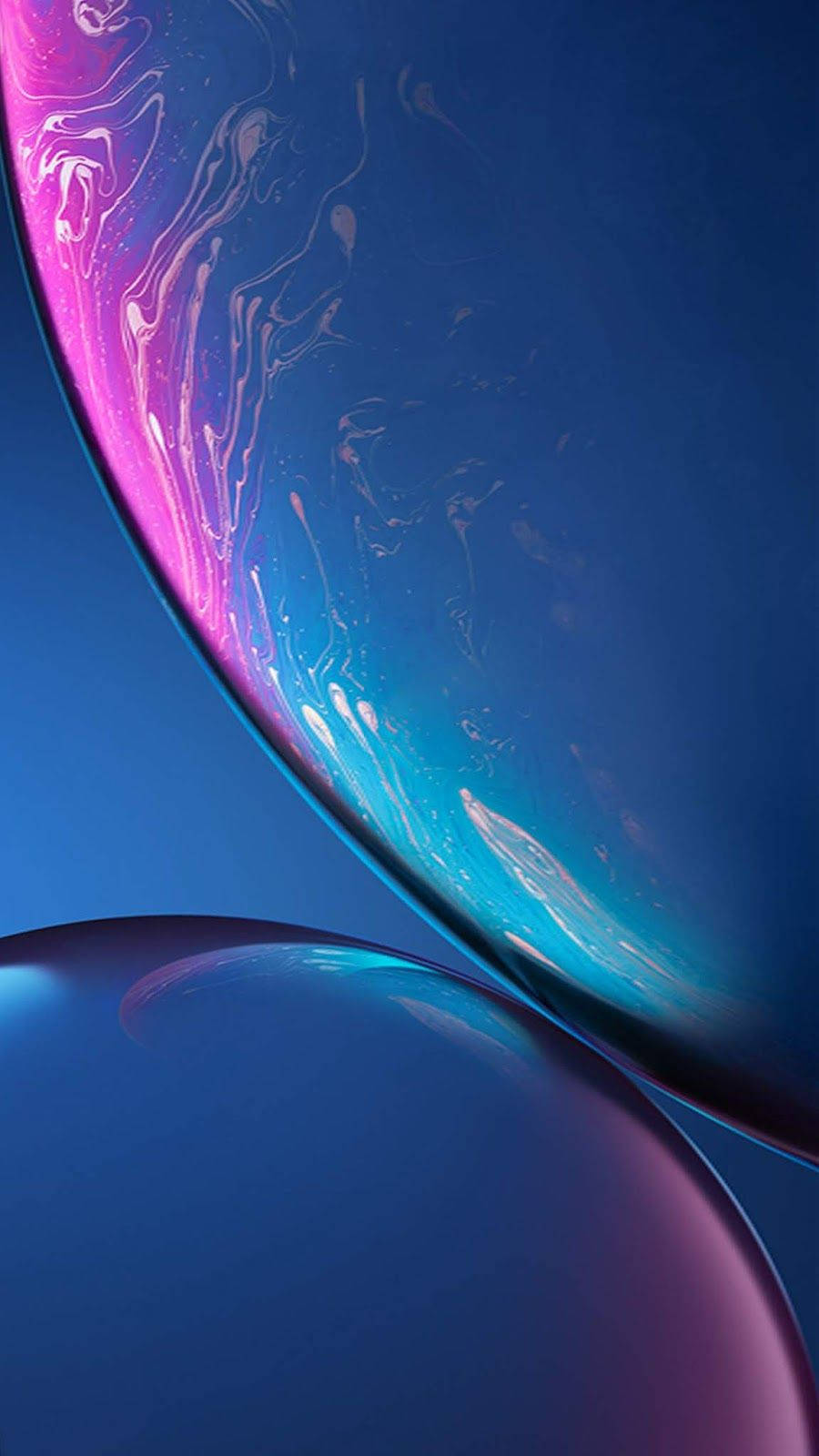 Σκούρο Μπλε Οθόνη Κλειδώματος iPhone Ταπετσαρία