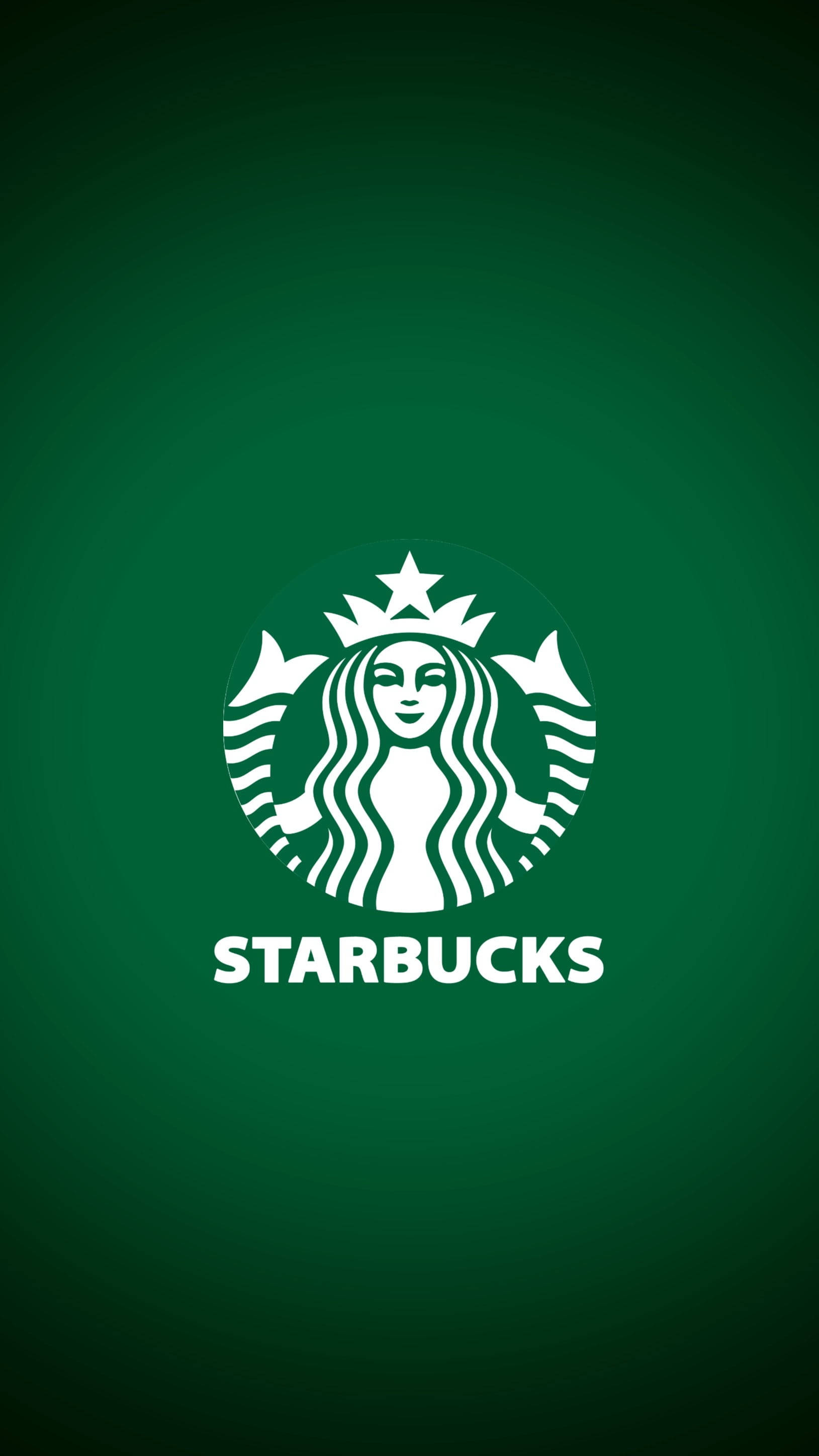 Σκούρο Πράσινο Starbucks iPhone Ταπετσαρία