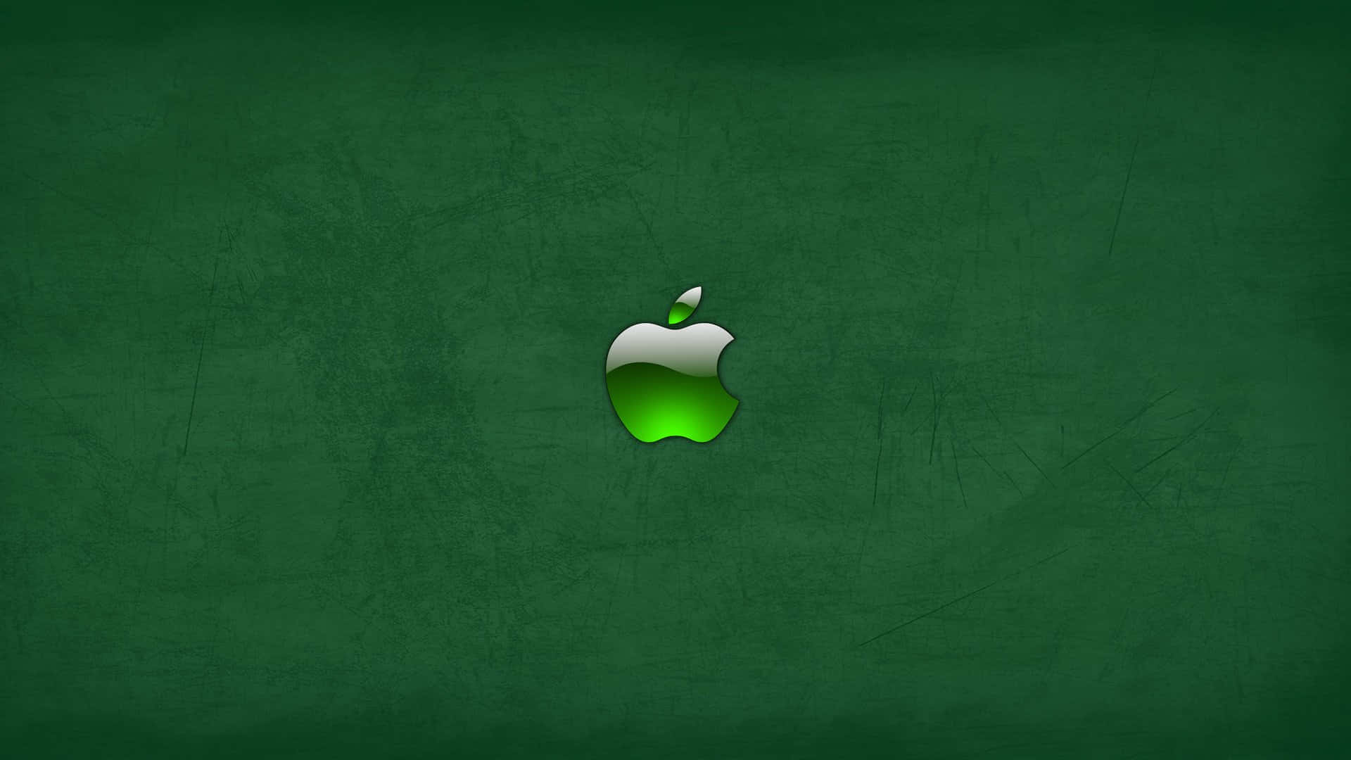 Σκούρο Πράσινο Λογότυπο HD Φόντο Apple Ταπετσαρία