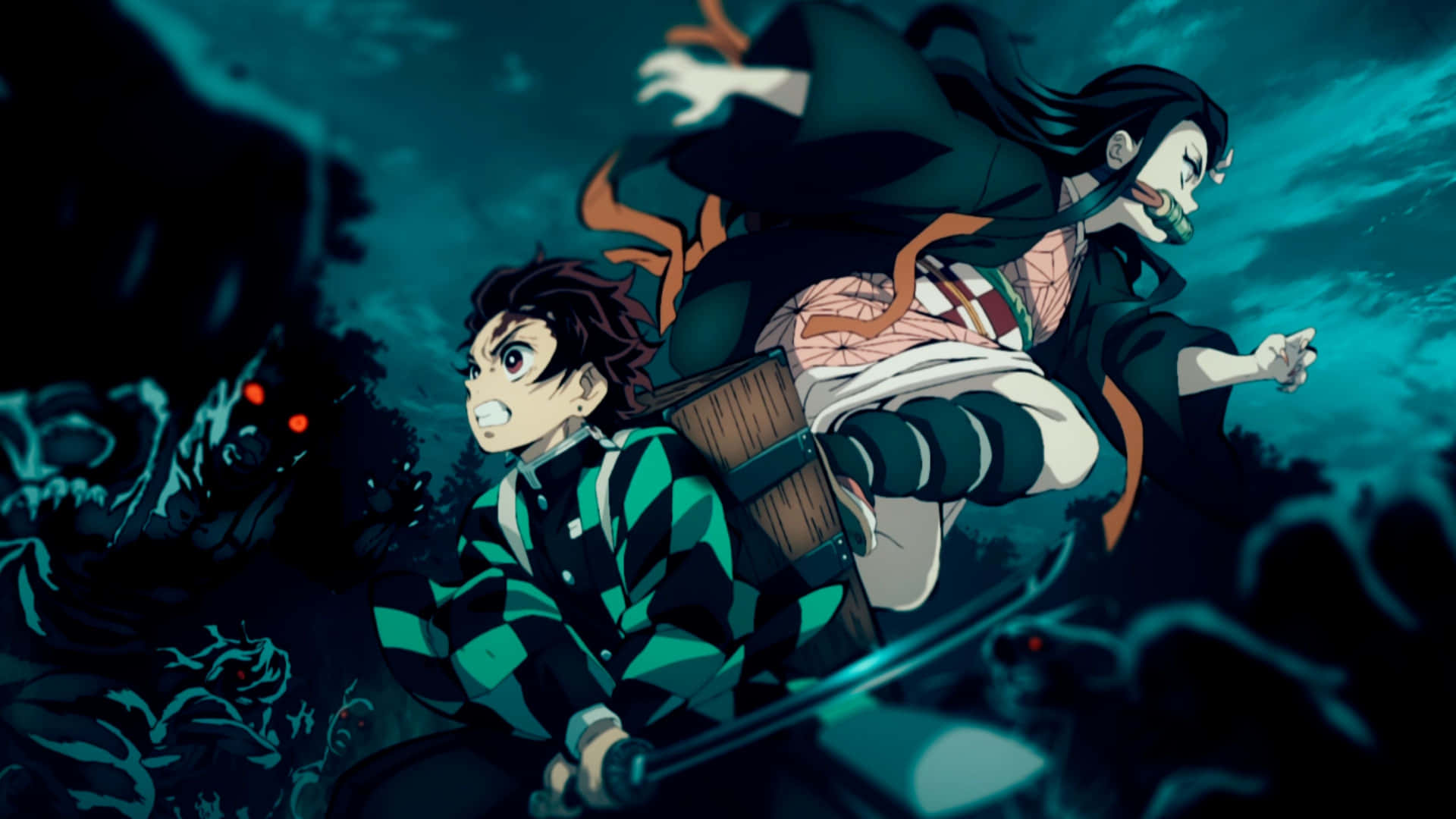 Demon Slayer 4k φόντο — Δαίμονας Σφαγέας 4K GIF Ταπετσαρία