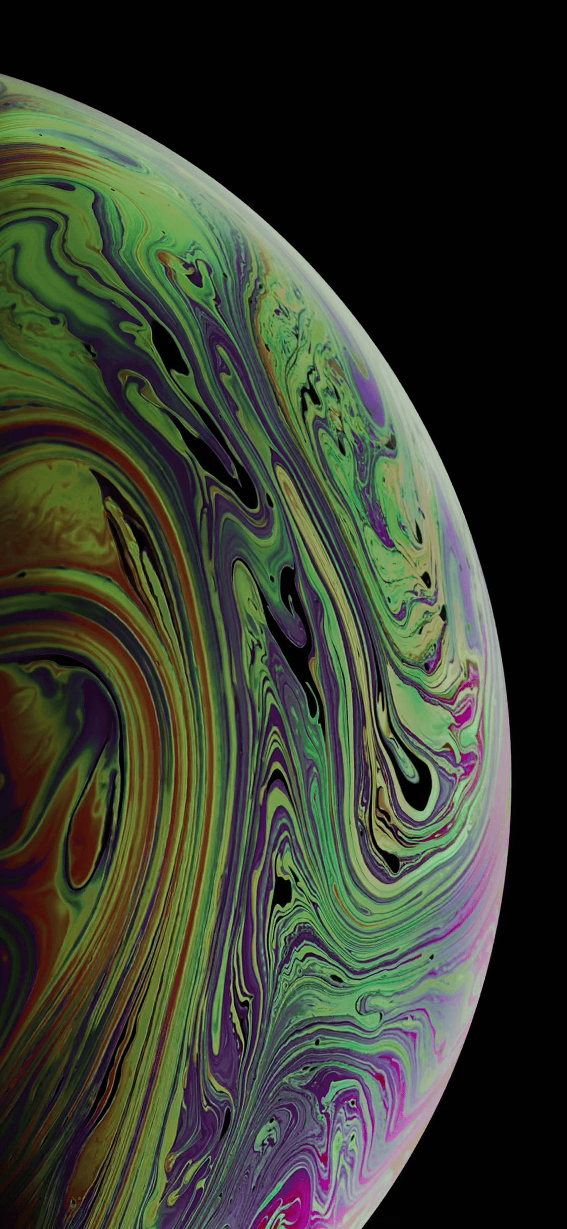 Σμαραγδένια Γη iPhone Xs Ταπετσαρία