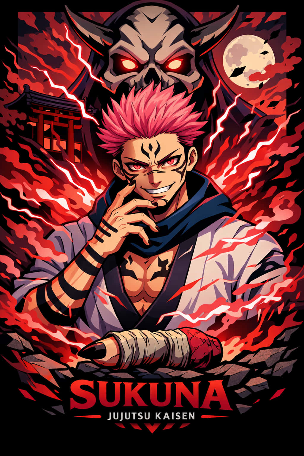 Sukuna iPhone, Jujutsu Kaisen 4K, Jujutsu Kaisen, Sukuna, Jujutsu Kaisen Αισθητική, Jujutsu Kaisen Κινητό