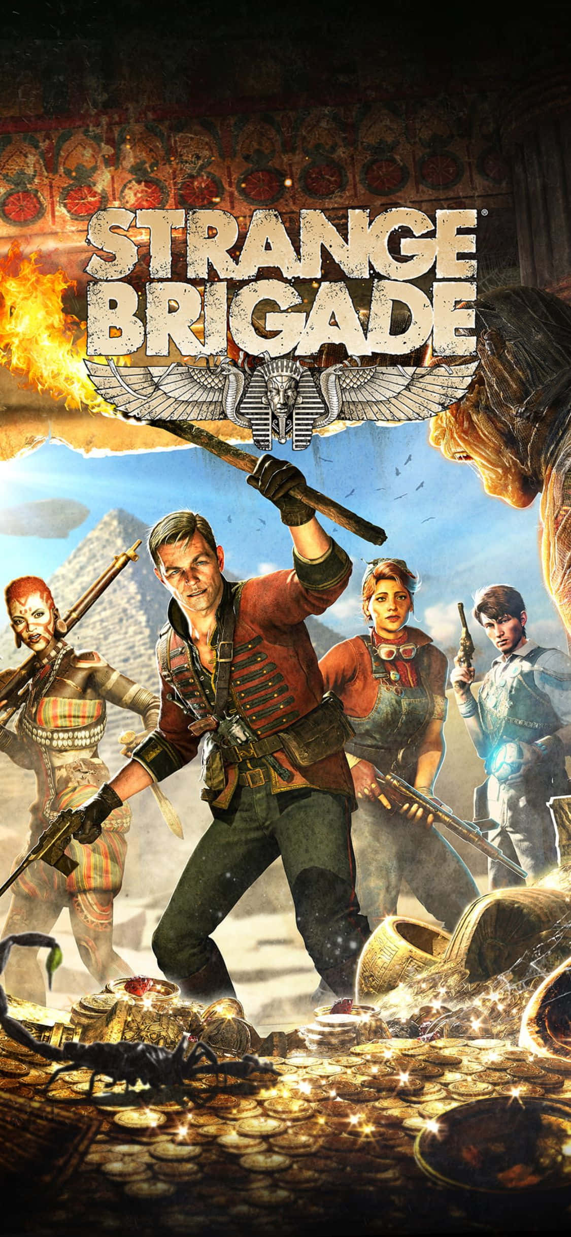 Σπήλαιο Θησαυρών iPhone X Strange Brigade Φόντο Ταπετσαρία