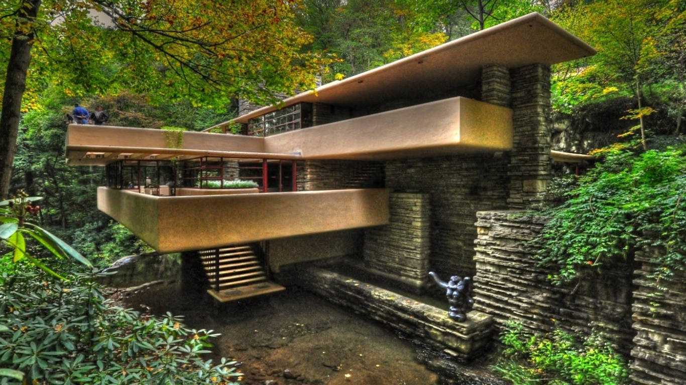 Σπίτι Falling Water στις ΗΠΑ Ταπετσαρία