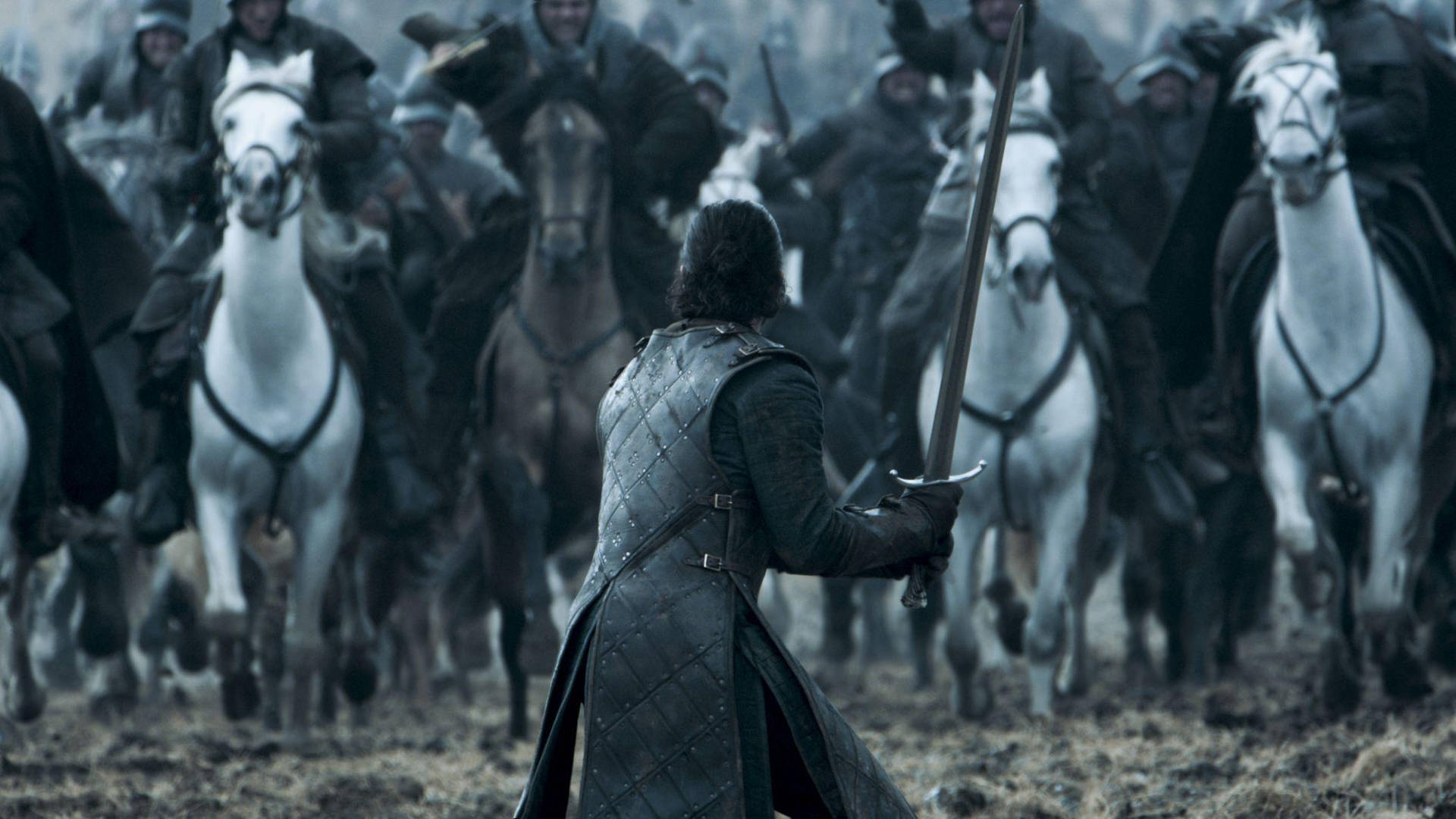 Τζον Σνόου Μάχη Λάνιστερ Game Of Thrones — Game of thrones GIF Ταπετσαρία