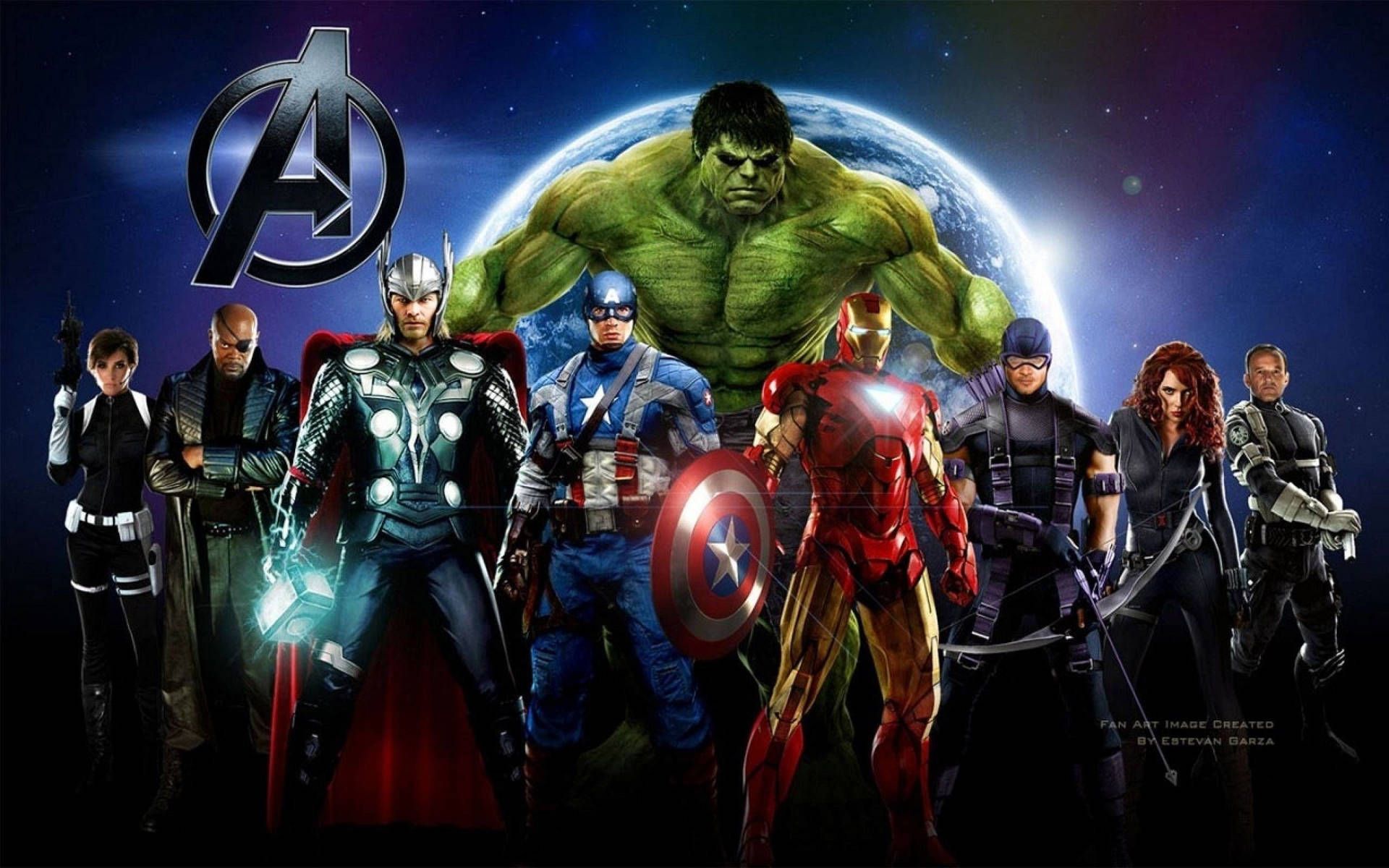 Σούπερ ήρωες της Marvel Hulk, Thor, Captain America, Iron Man και άλλοι. — Marvel Ταπετσαρία