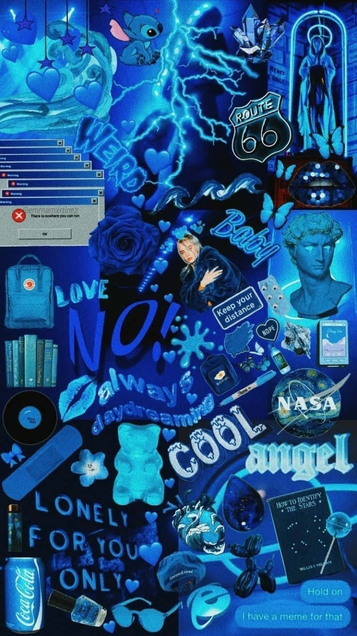 Συλλογή Cool Blue Baddie Ταπετσαρία