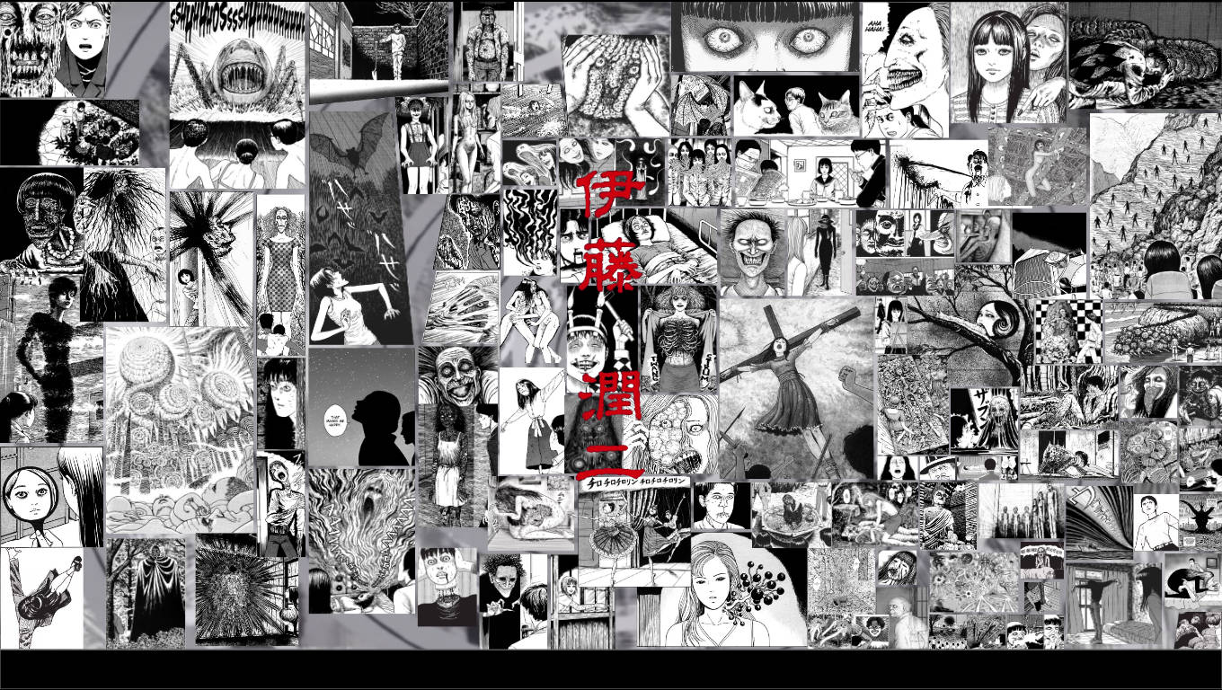 Συλλογή Πάνελ Μάνγκα του Junji Ito Ταπετσαρία