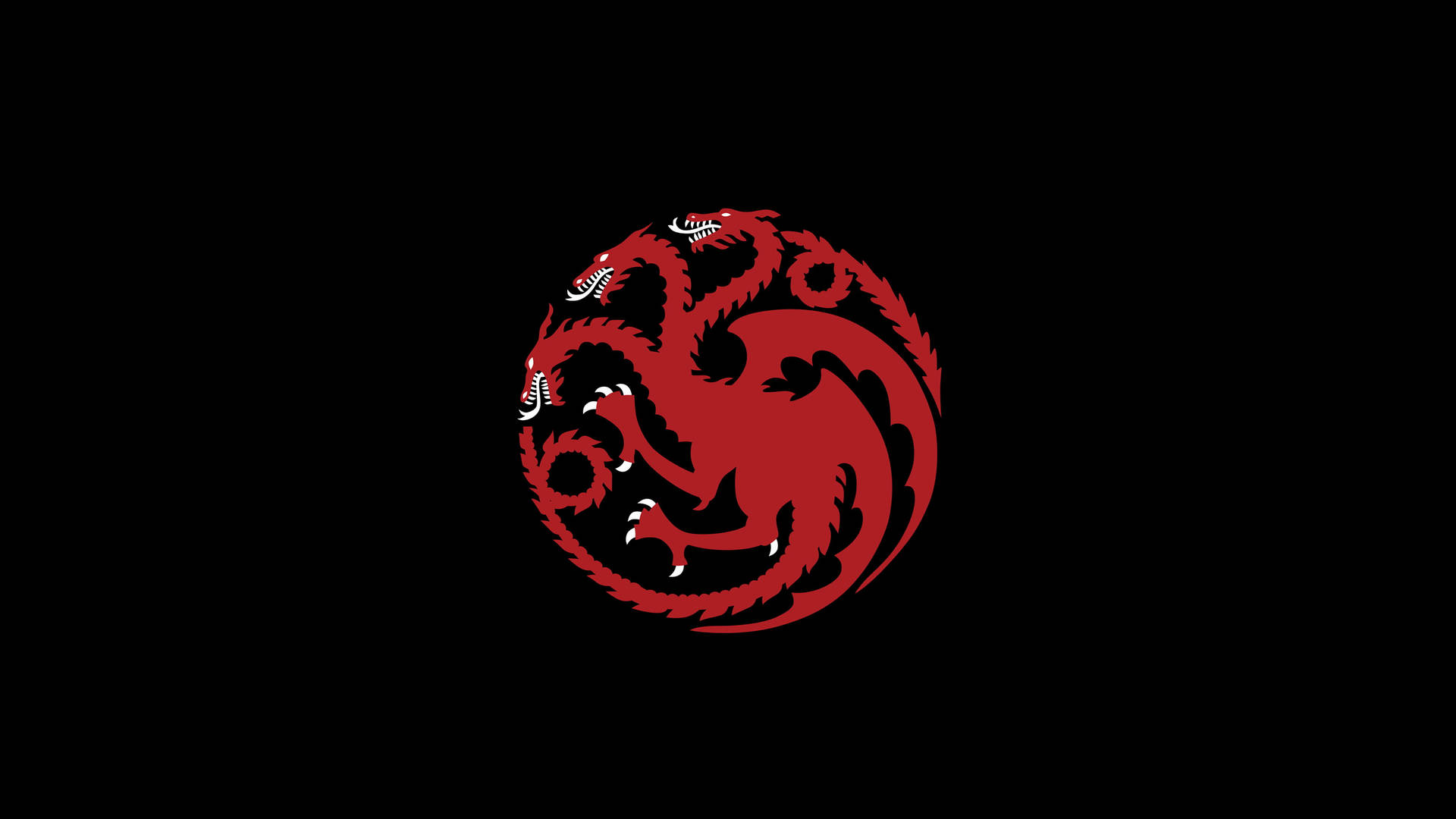 Λογότυπο Τρικέφαλου Δράκου για Οθόνες iPhone — Game of thrones GIF Ταπετσαρία