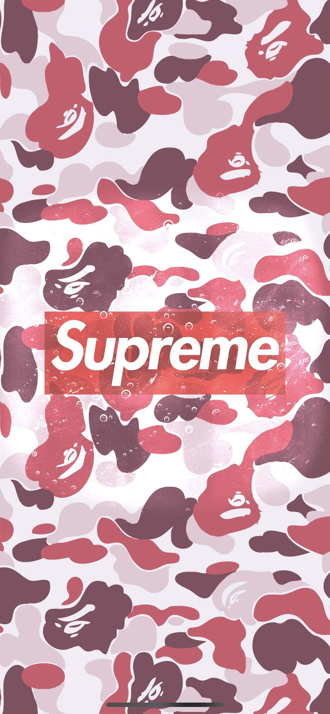 Σχέδιο Καμουφλάζ Supreme Σχεδιαστή για iPhone Ταπετσαρία