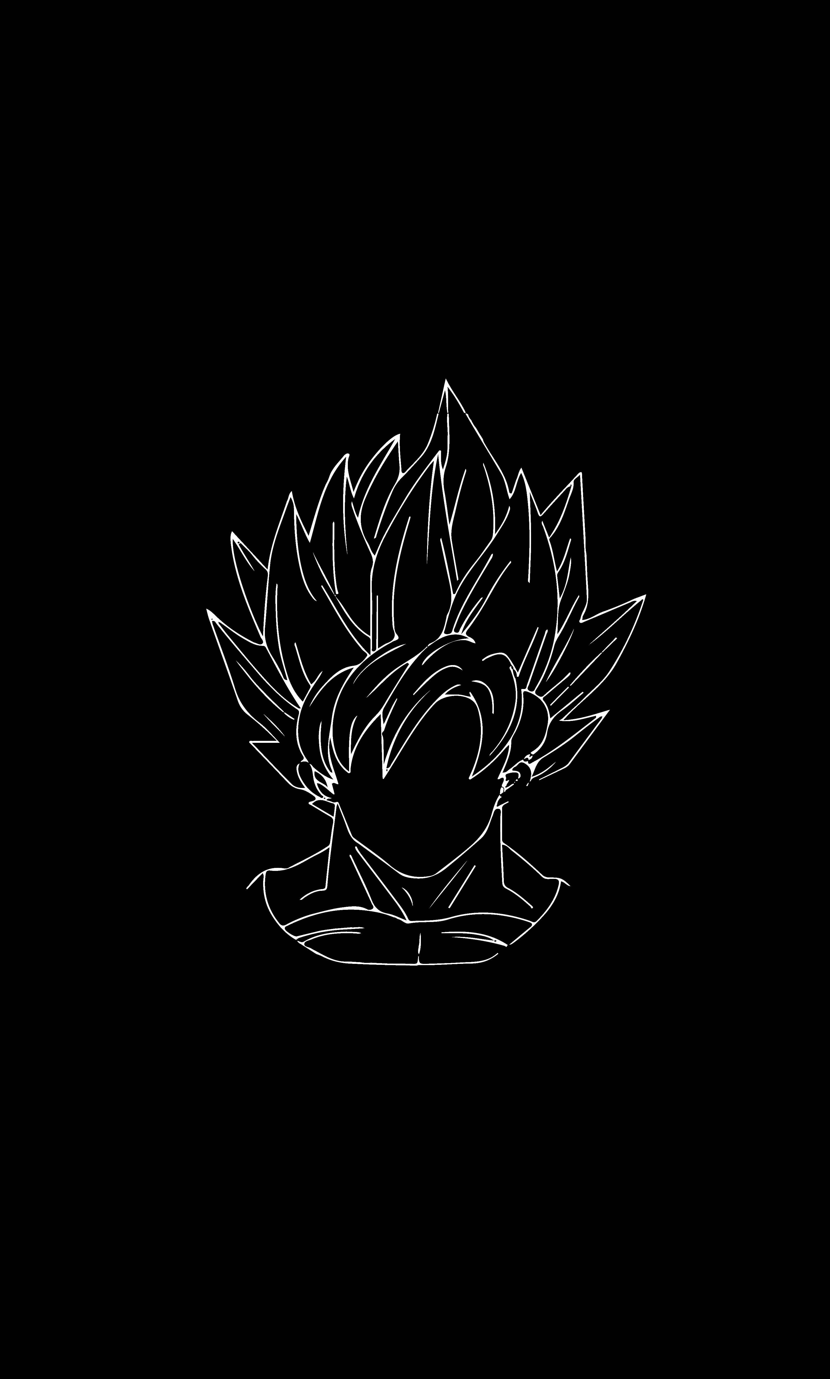 Σχέδιο Στένσιλ Goku 8K για Κινητό Ταπετσαρία